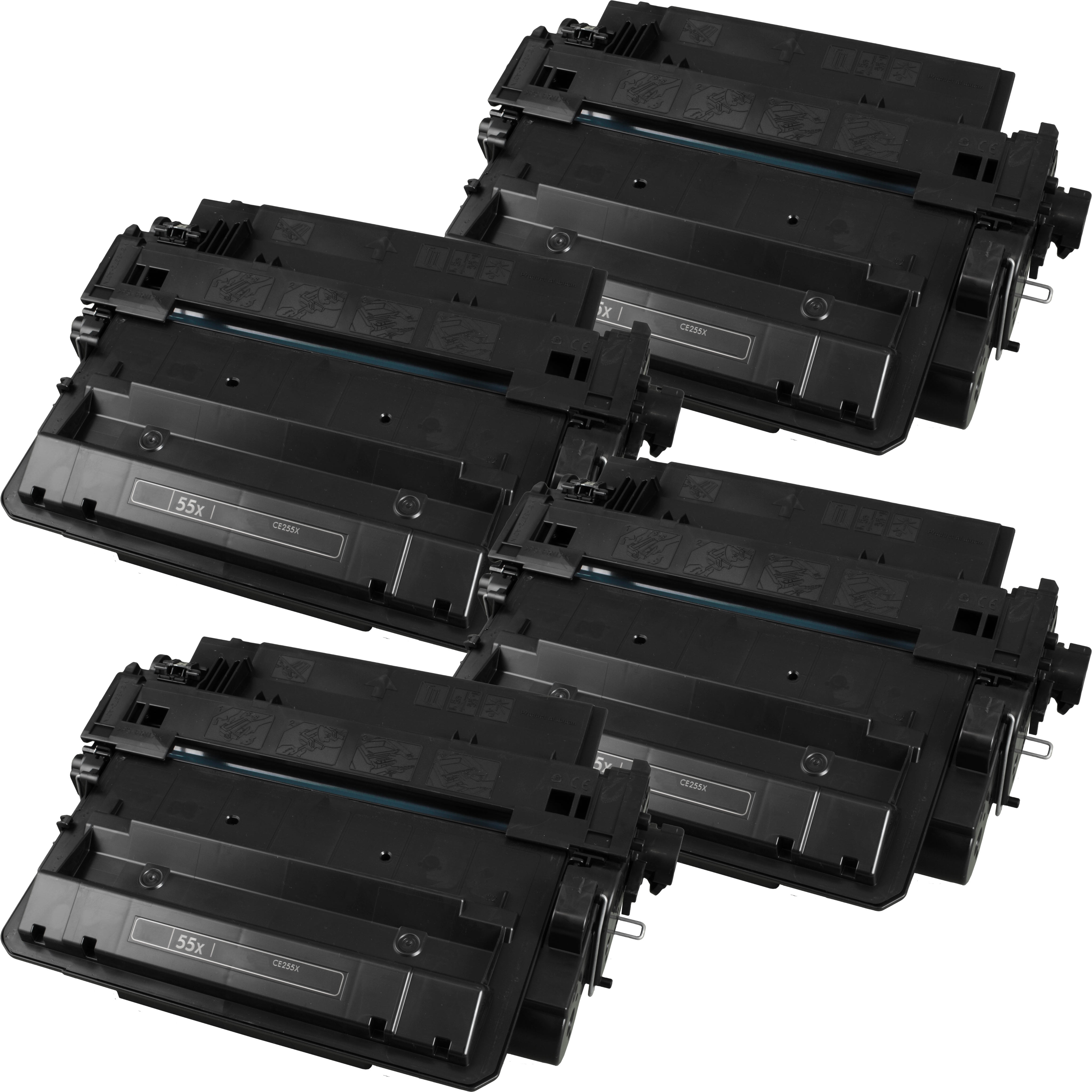 4260244856627 - 4 Toner ersetzt HP CE255X 55X schwarz 4260244856627 - 4 Toner ersetzt HP CE255X 55X schwarz