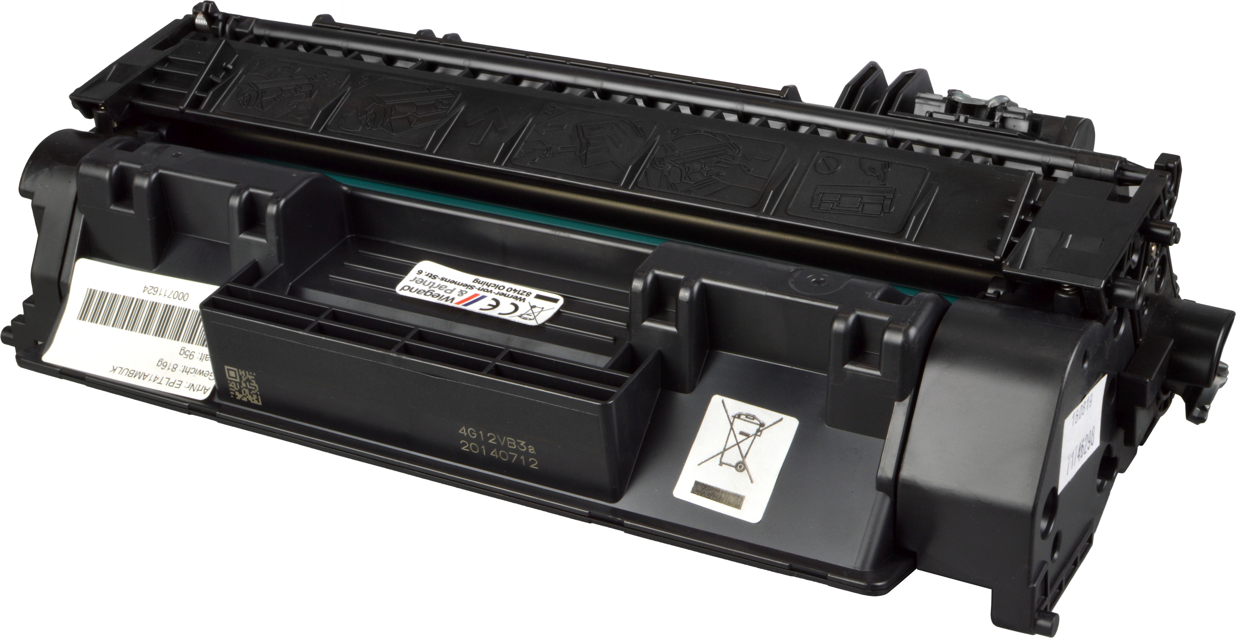 4260311521540 - Toner ersetzt HP CF280A  80A  schwarz