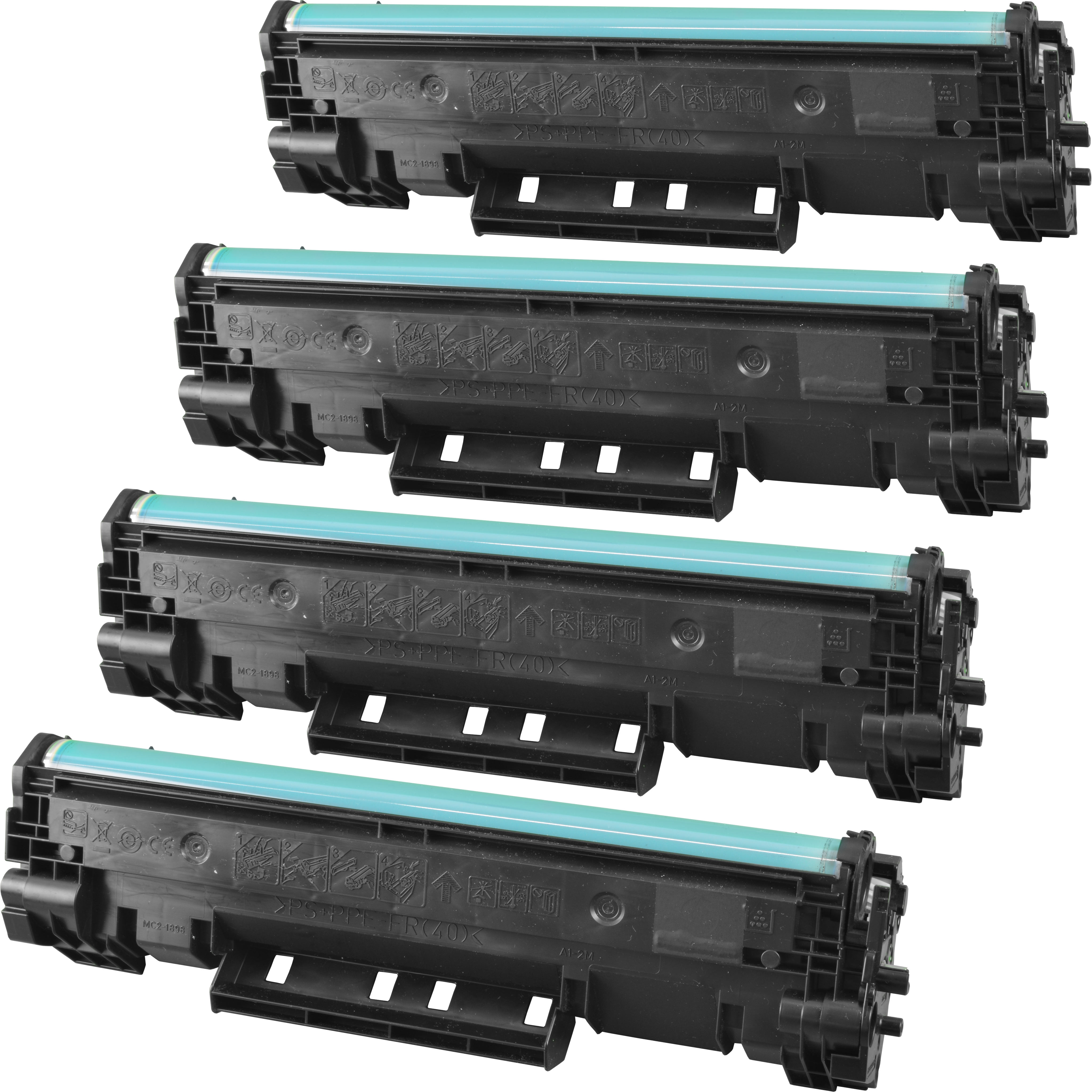 4262368914672 - 4 Toner ersetzt HP W1420A  142A  schwarz
