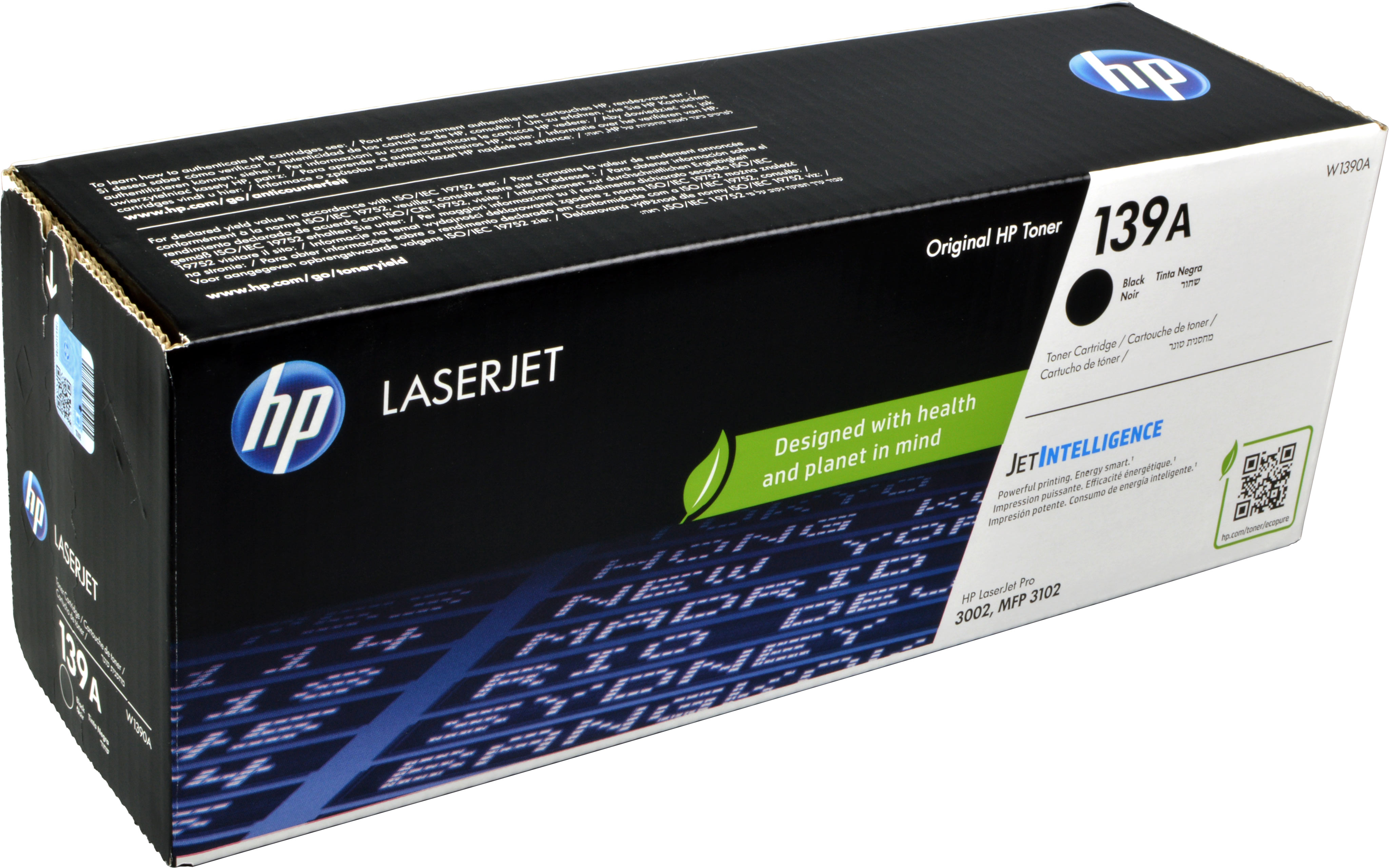 HP Toner W1390A 139A schwarz