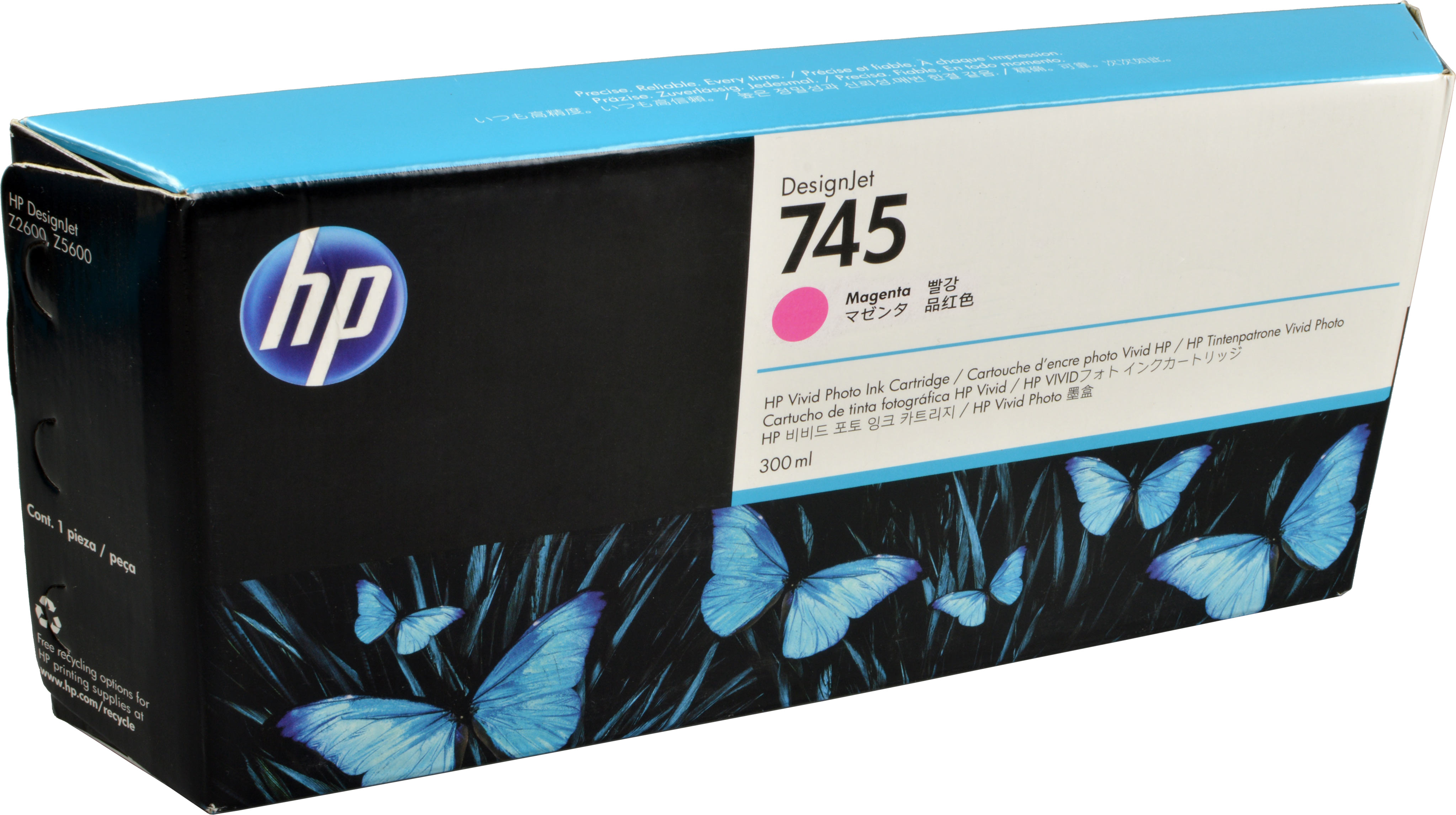 HP Tinte F9K01A 745 magenta