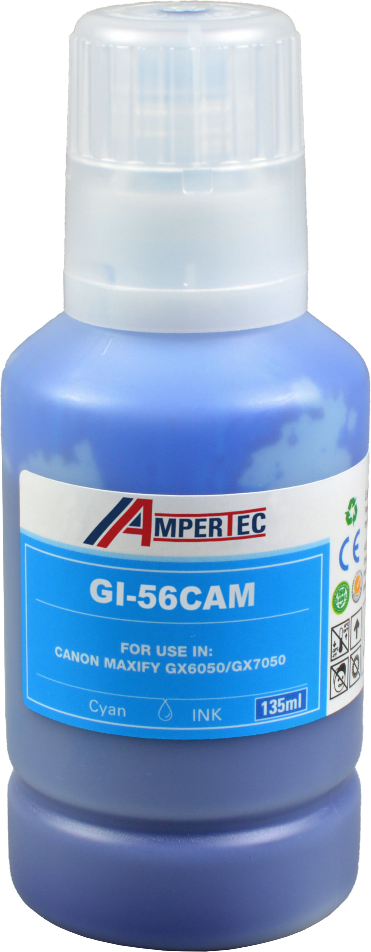 4260673719029 - Nachfülltinte ersetzt Canon GI-56C cyan 4260673719029 - Nachfülltinte ersetzt Canon GI-56C cyan