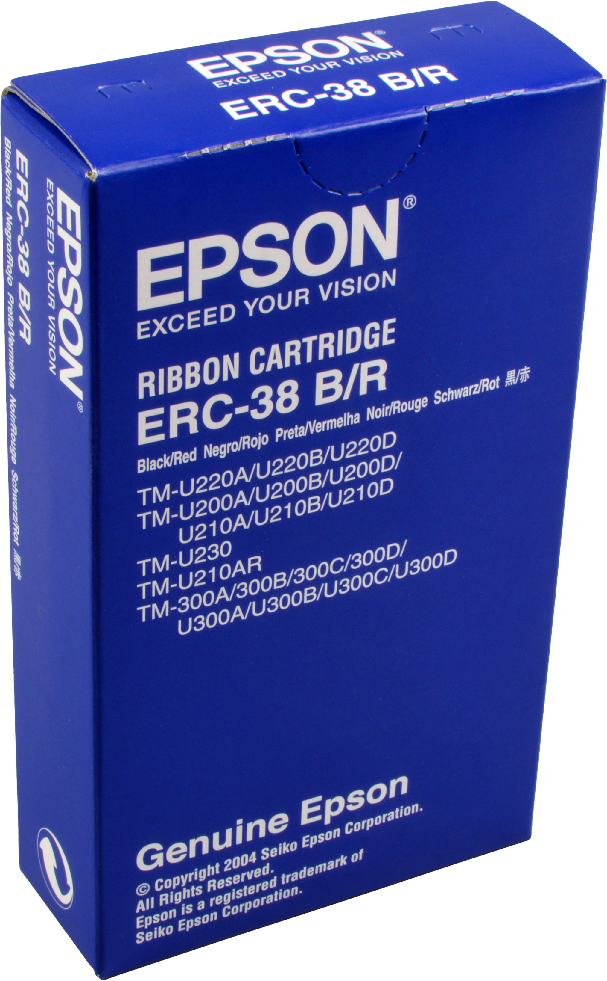Epson Originalband ERC-38 BR  schwarz / rot  C43S015376