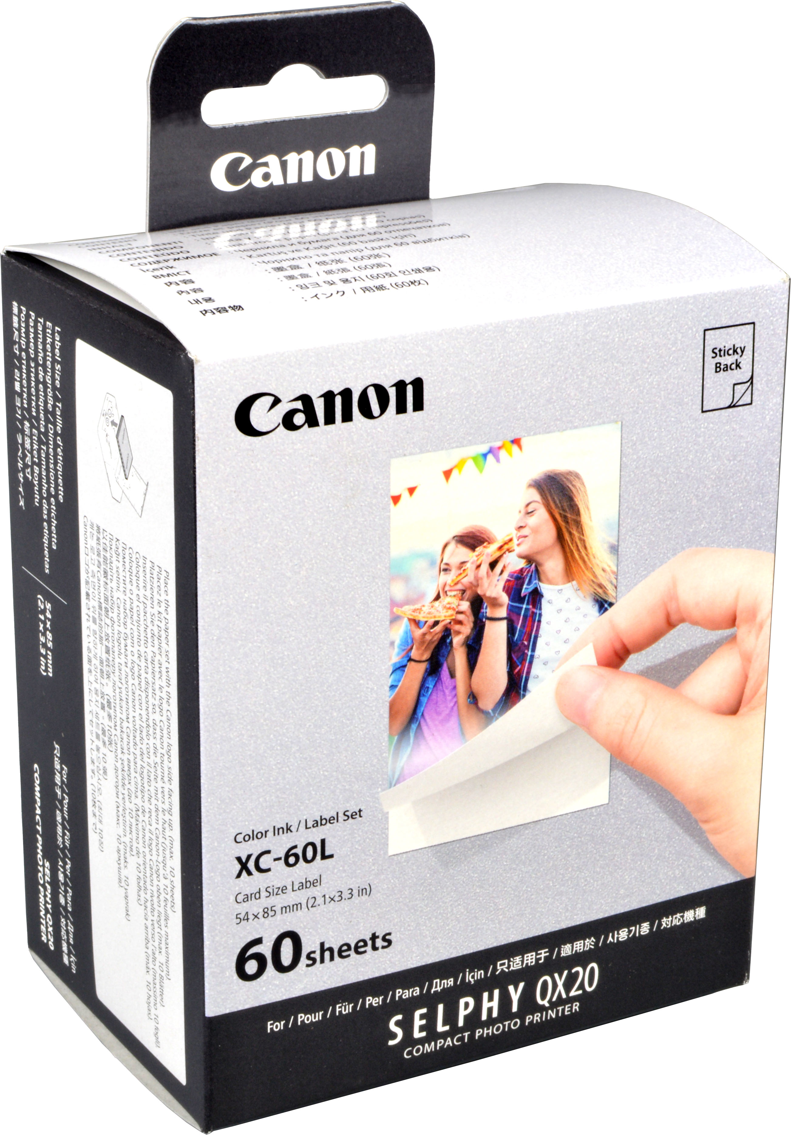 Canon Papier XC-60L, 6756C001, 60 Blatt, 54 x 85 mm