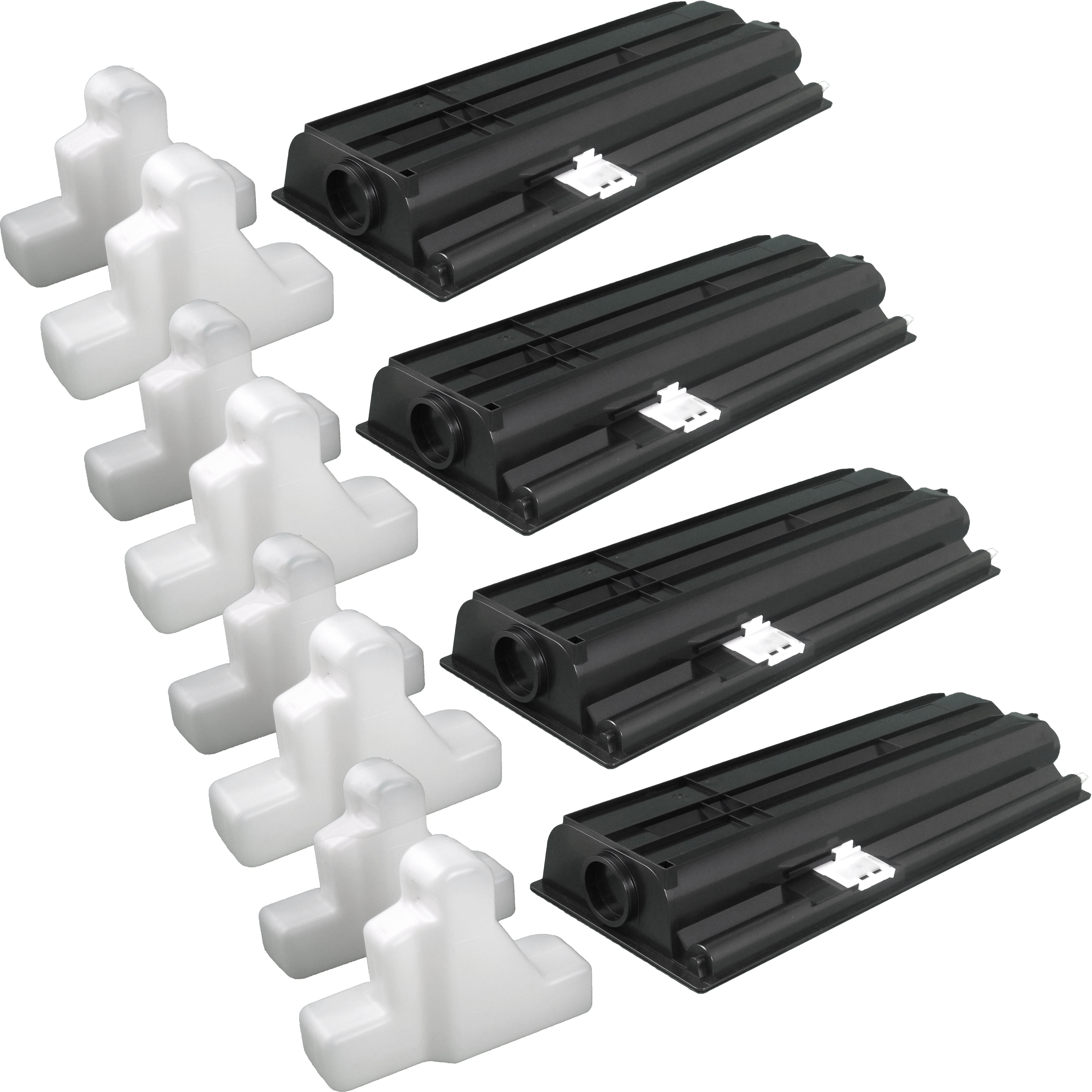 4260311528532 - 4 Toner ersetzt Kyocera TK-410  schwarz