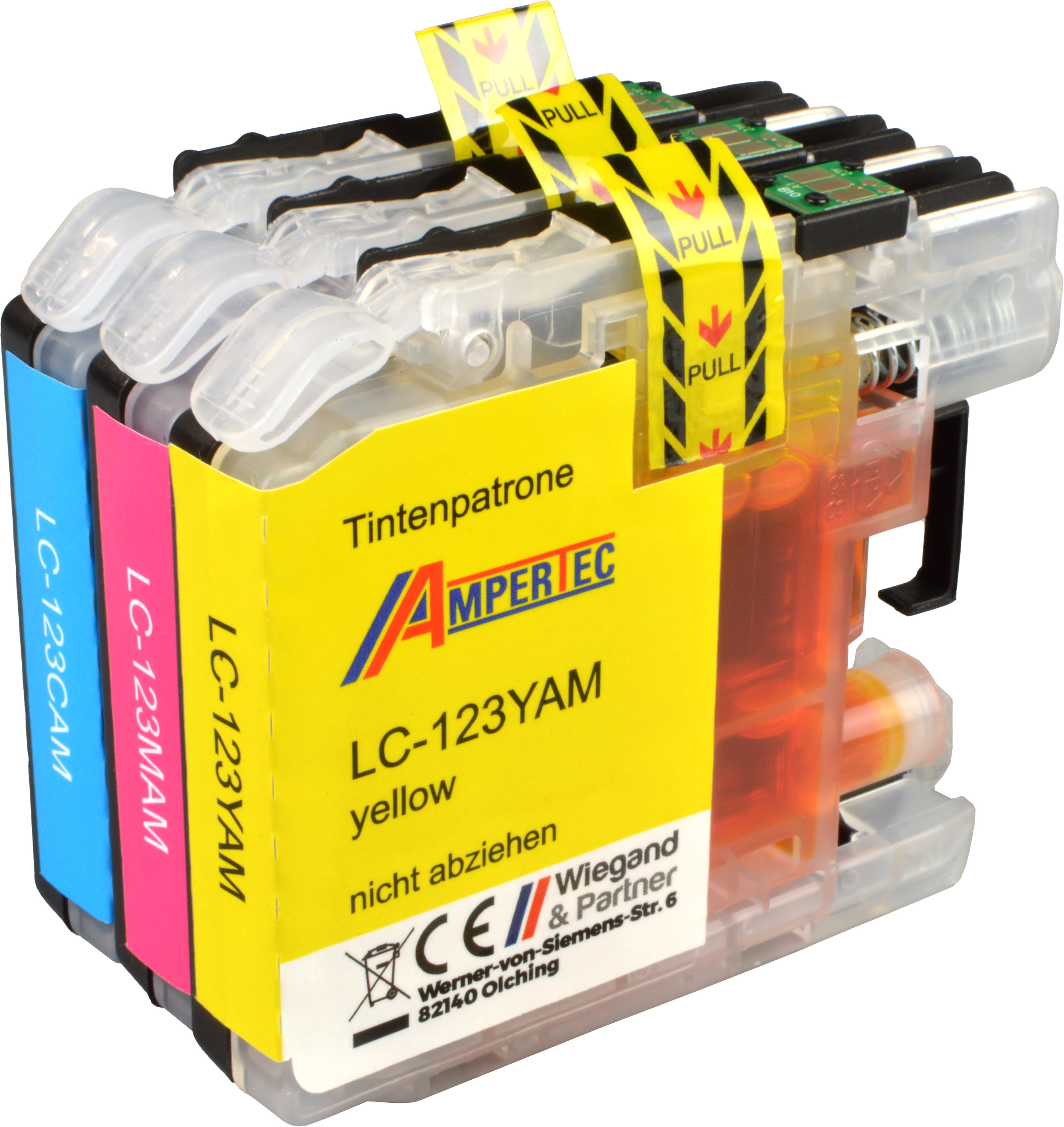 4260366329917 - 3 Tinten ersetzt Brother LC-123C M Y 3-farbig 4260366329917 - 3 Tinten ersetzt Brother LC-123C M Y 3-farbig
