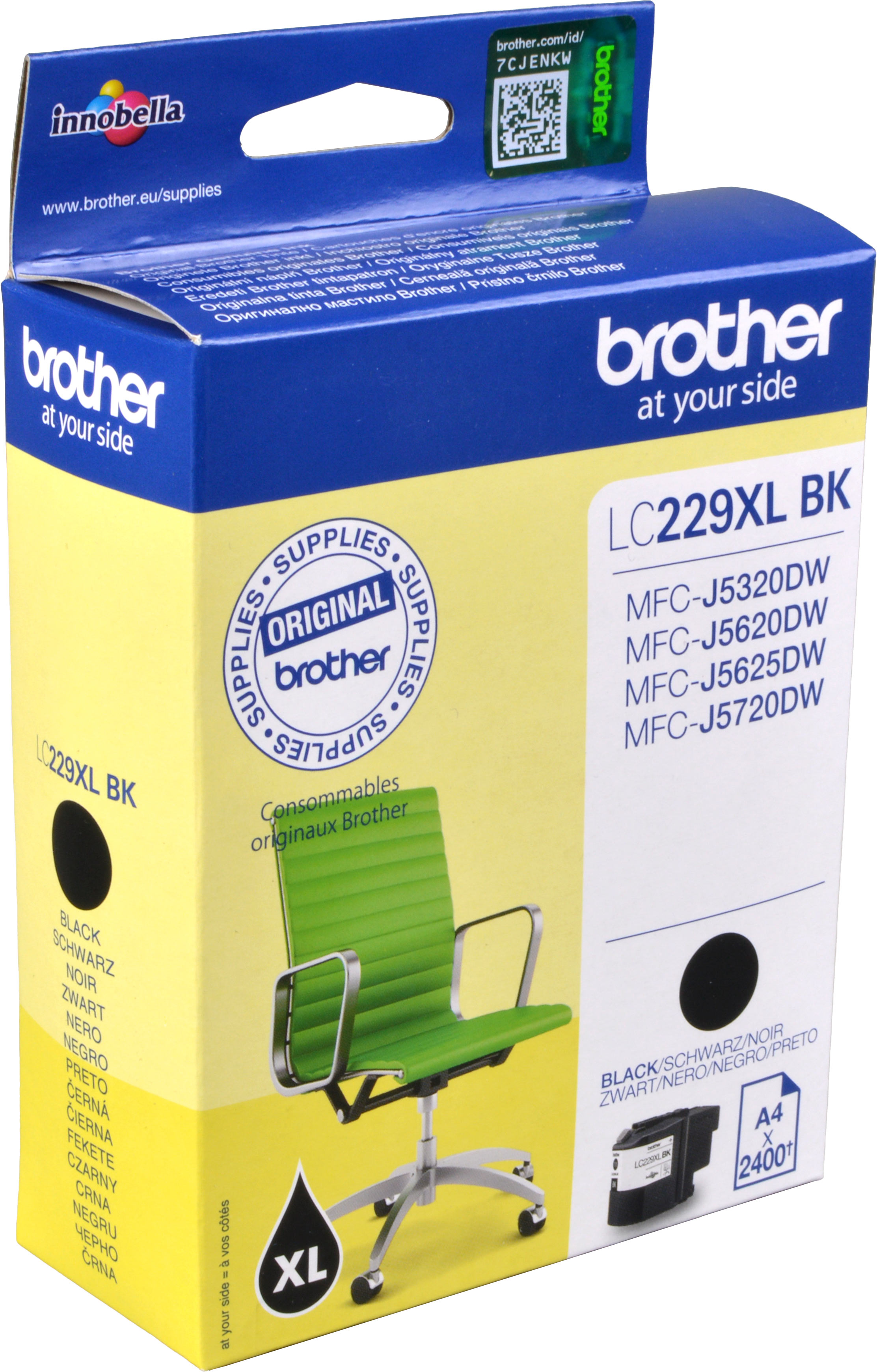 Brother Tinte LC-229XLBK  schwarz