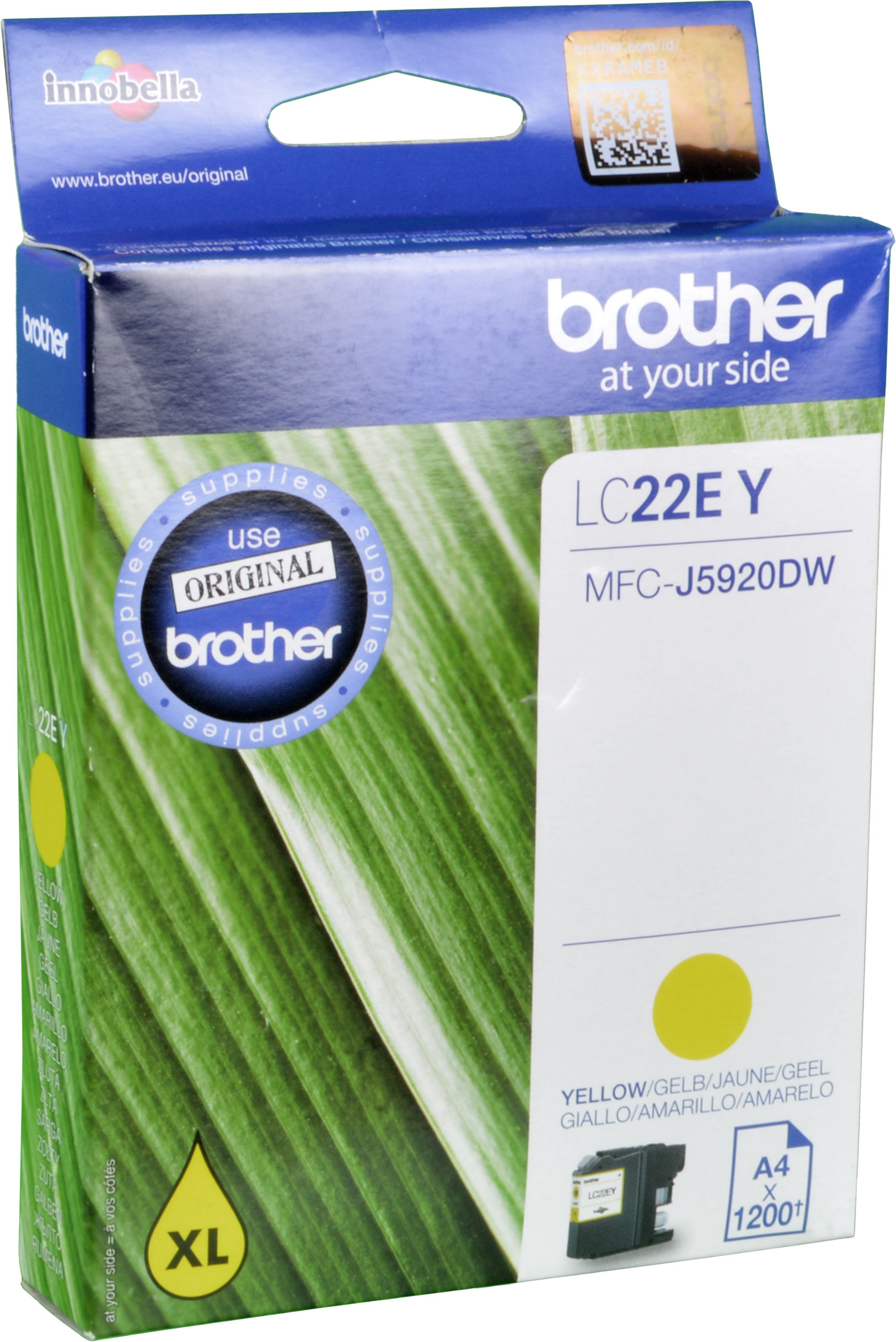 Brother Tinte LC-22EY  yellow