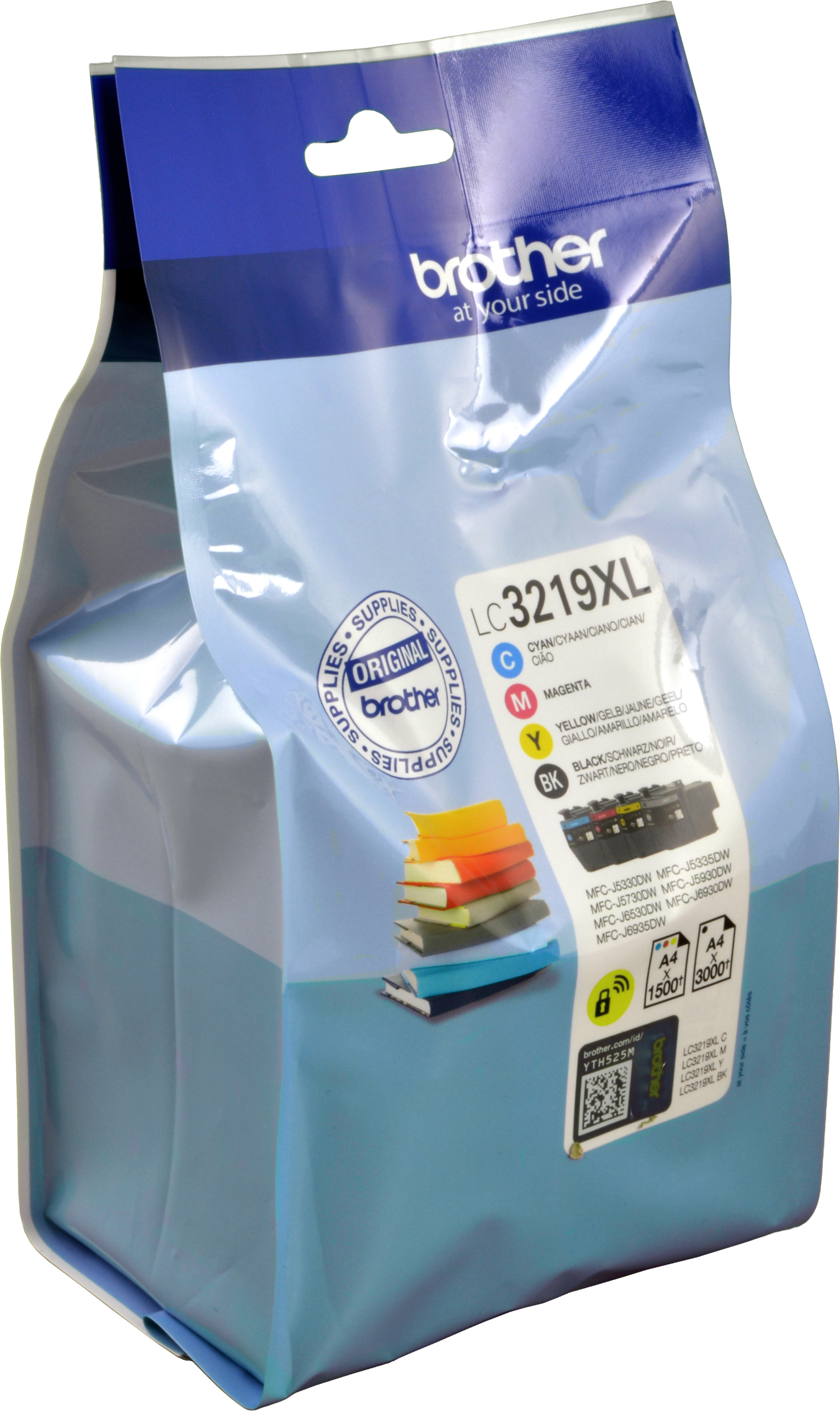 4 Brother Tinten LC-3219XLVALDR Multipack KCMY