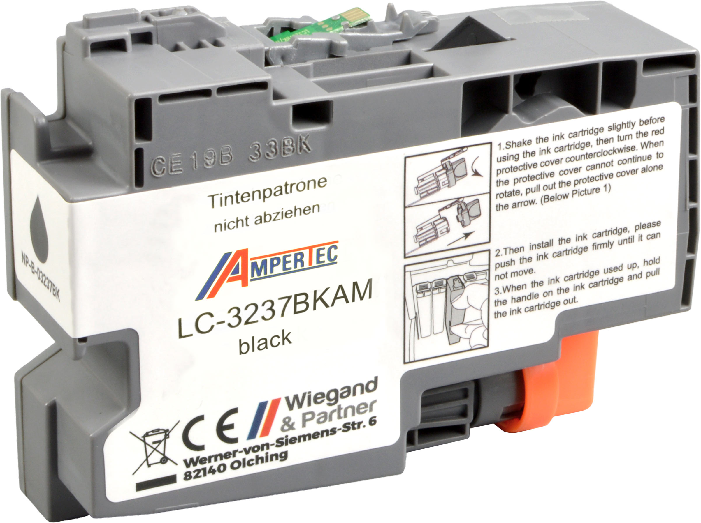4260673713447 - Tinte kompatibel mit Brother LC-3237BK  schwarz