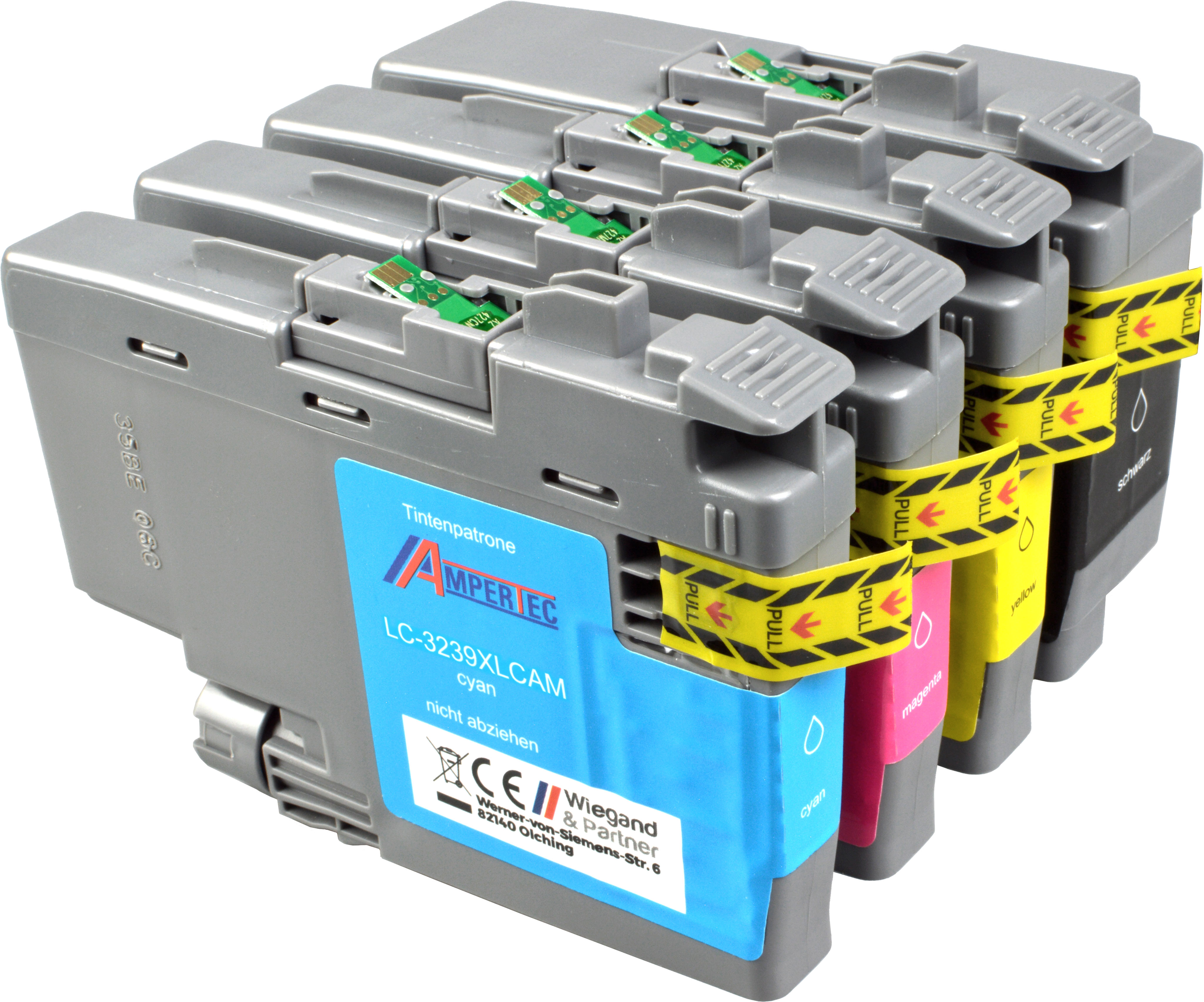 4260628994396 - 4 Tinten ersetzt Brother LC-3239XL BK C M Y  4-farbig