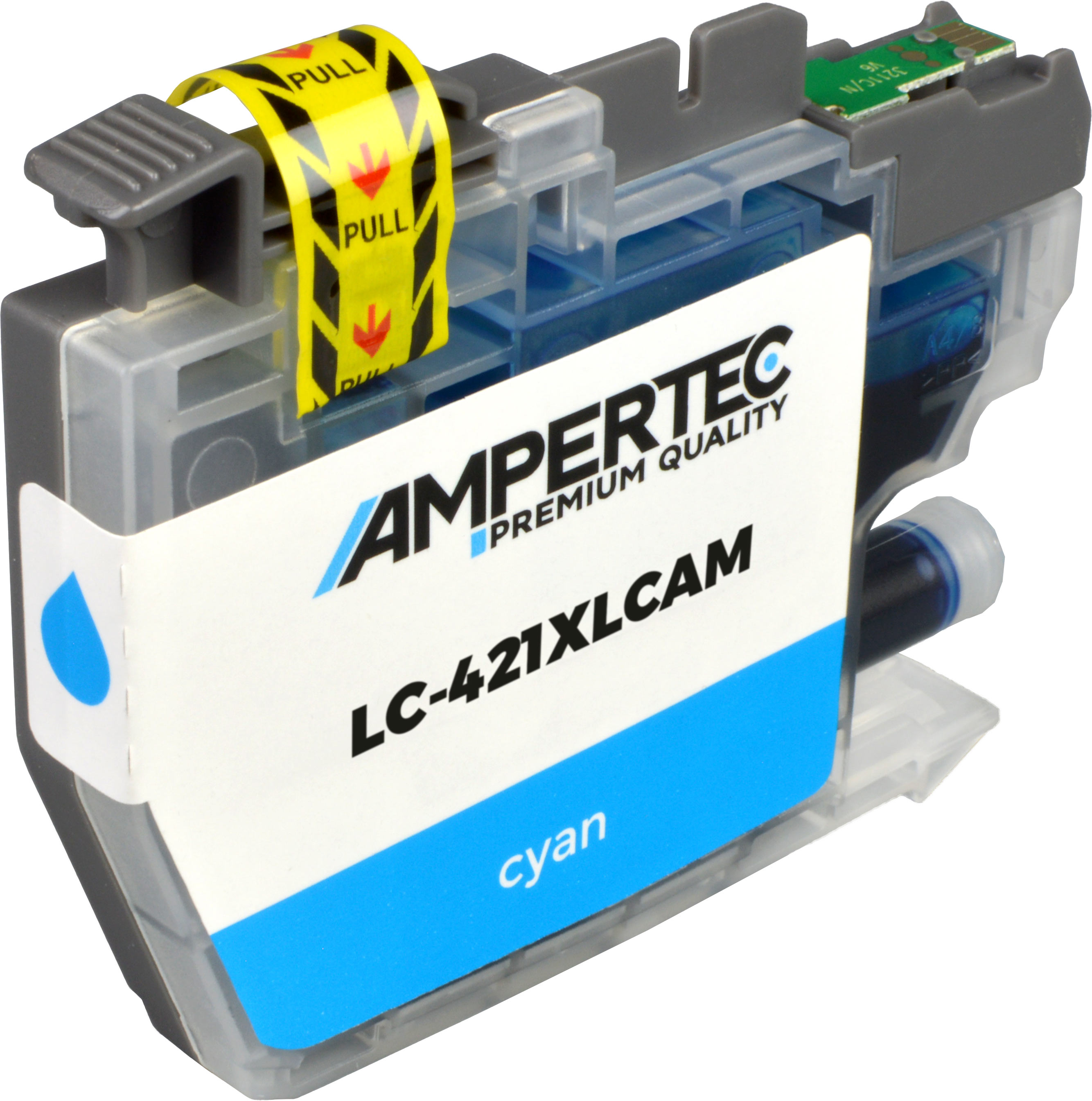 4262368910391 - Tinte kompatibel mit Brother LC-421XLC  cyan