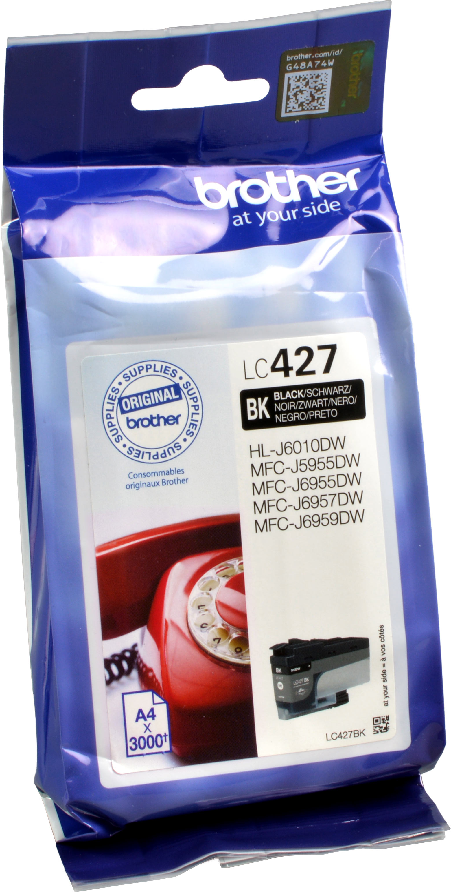 Brother Tinte LC-427BK schwarz