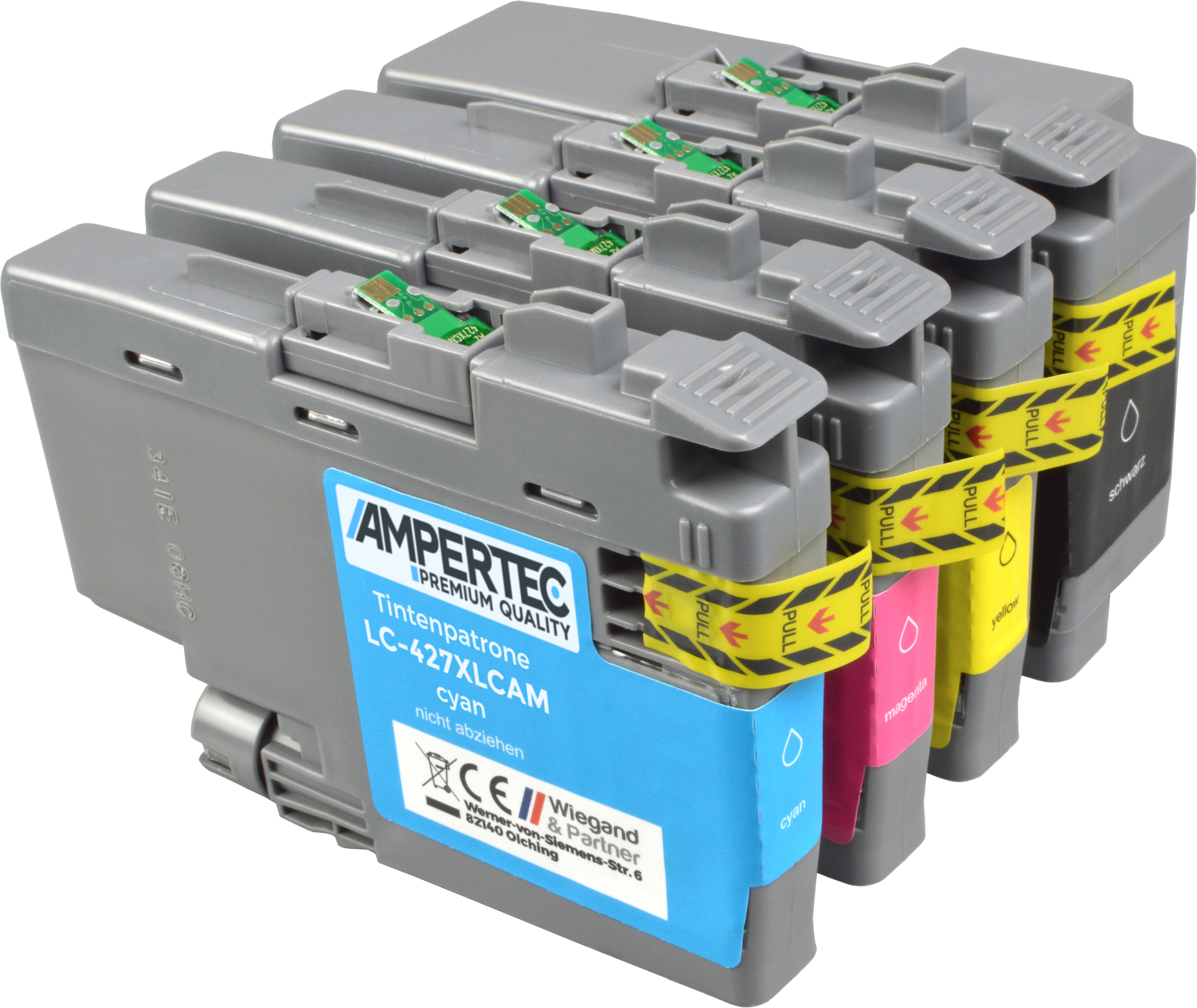 4262368918984 - 4 Tinten kompatibel mit Brother LC-427XL BK C M Y  4-farbig