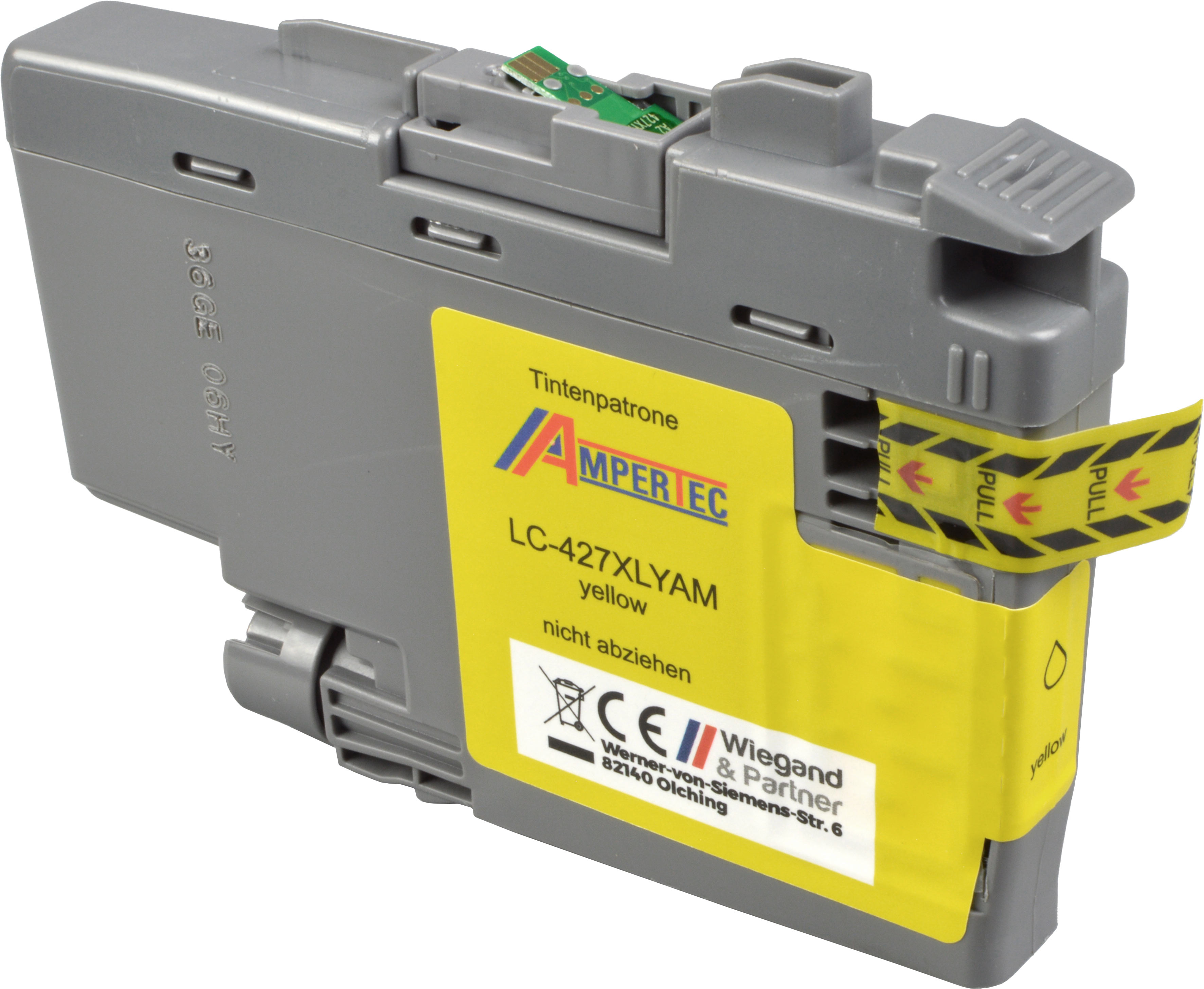 Ampertec Tinte kompatibel mit Brother LC-427XLY  yellow