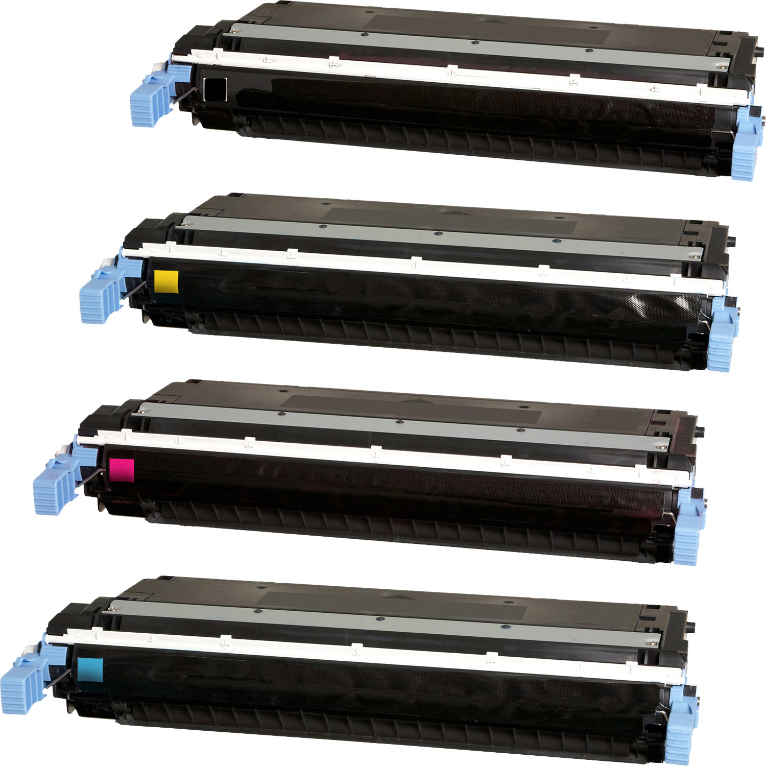 4260156637154 - 4 Toner ersetzt HP C9730A-33A  645A  4-farbig