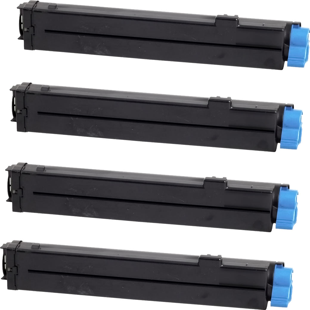 4260244851196 - 4 Toner ersetzt Oki 43502302 schwarz