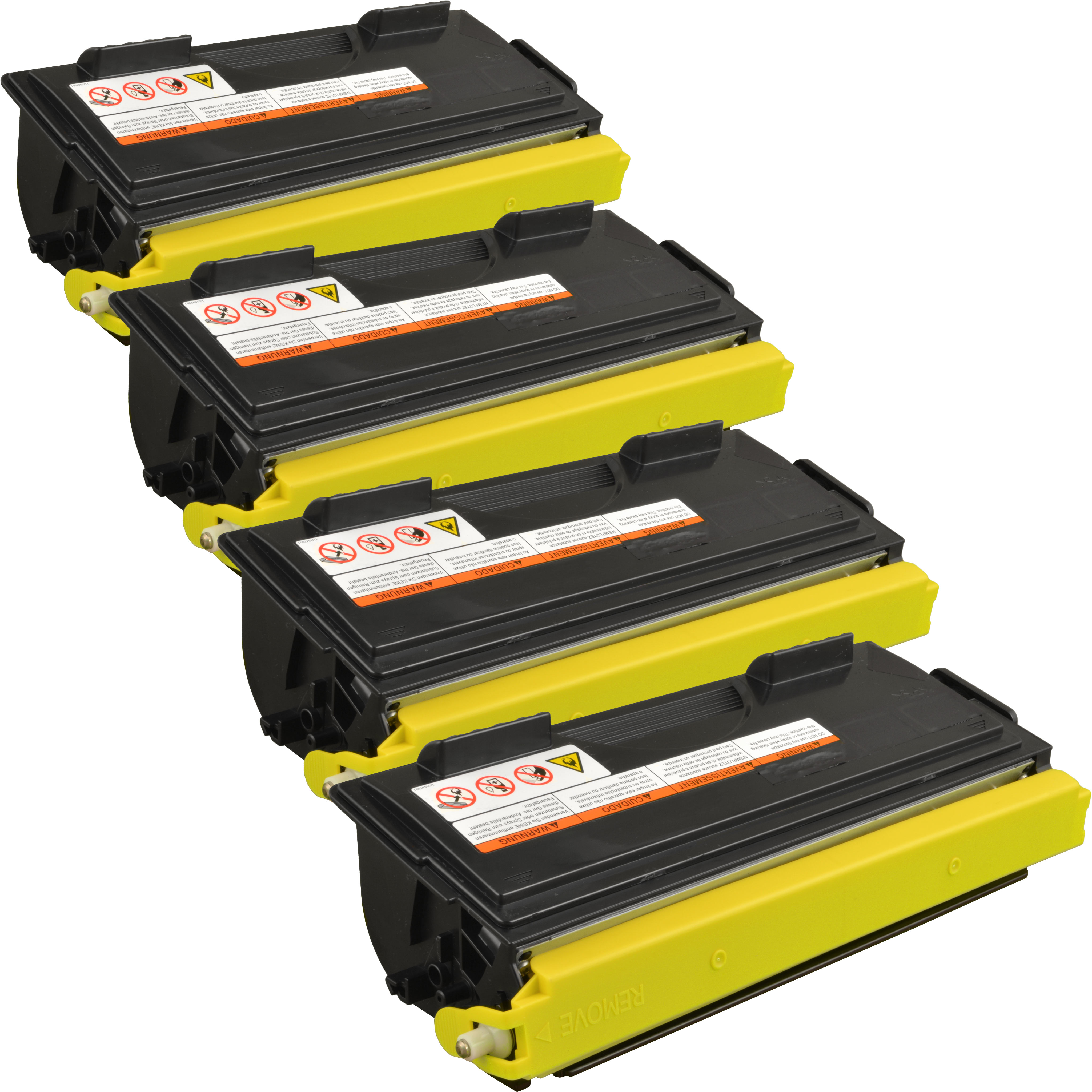 4260206573715 - 4 Toner kompatibel mit Brother TN-7600  schwarz