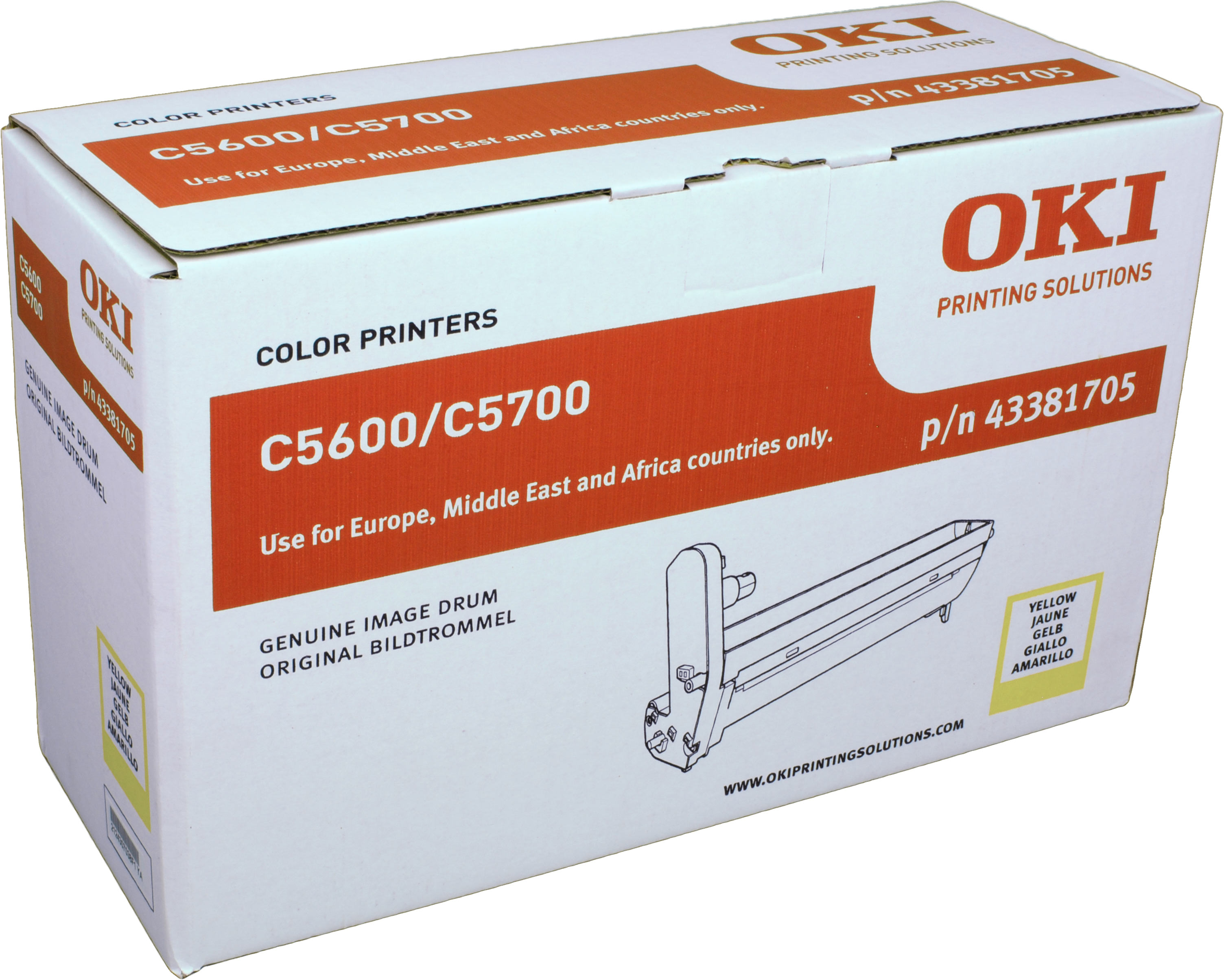 Oki Trommel 43381705 yellow