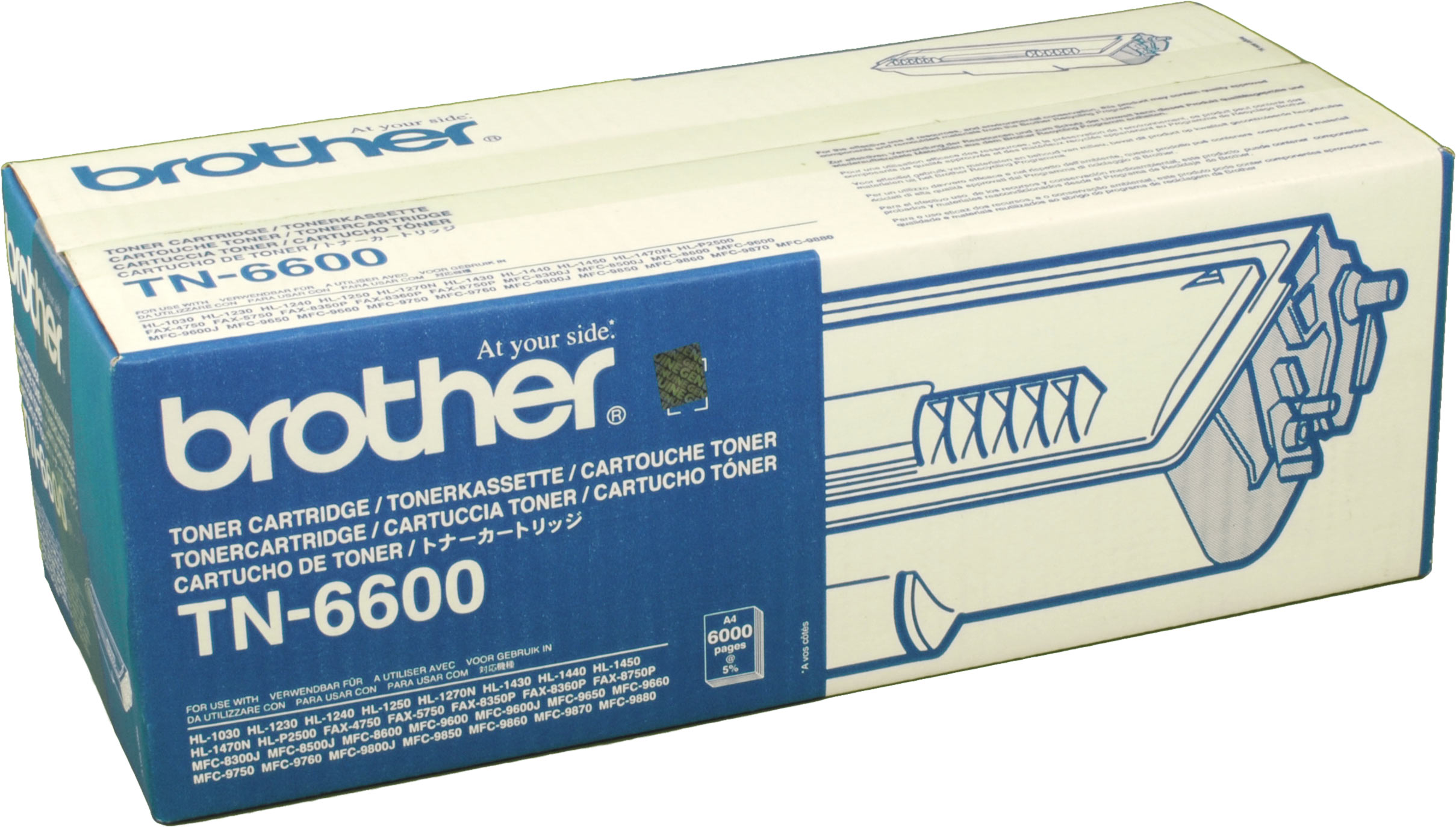 Brother Toner TN-6600  schwarz
