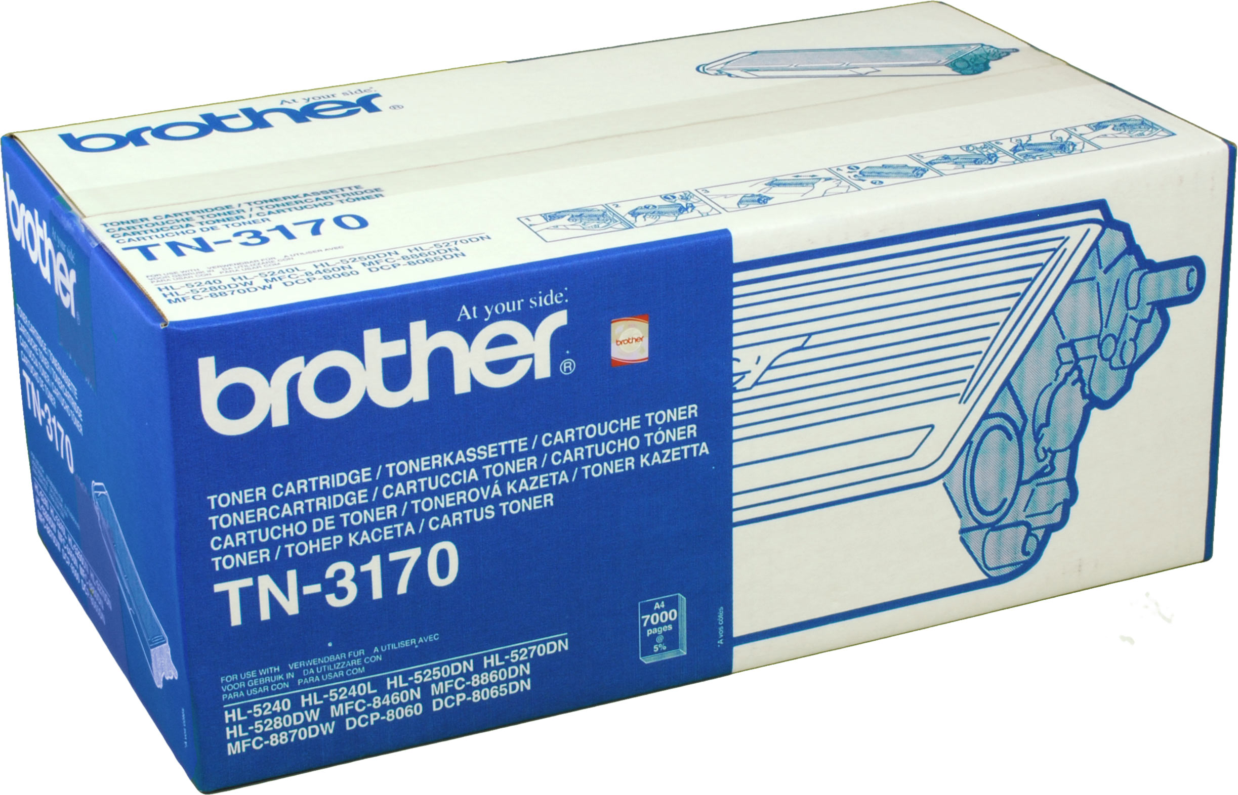 Brother Toner TN-3170 schwarz