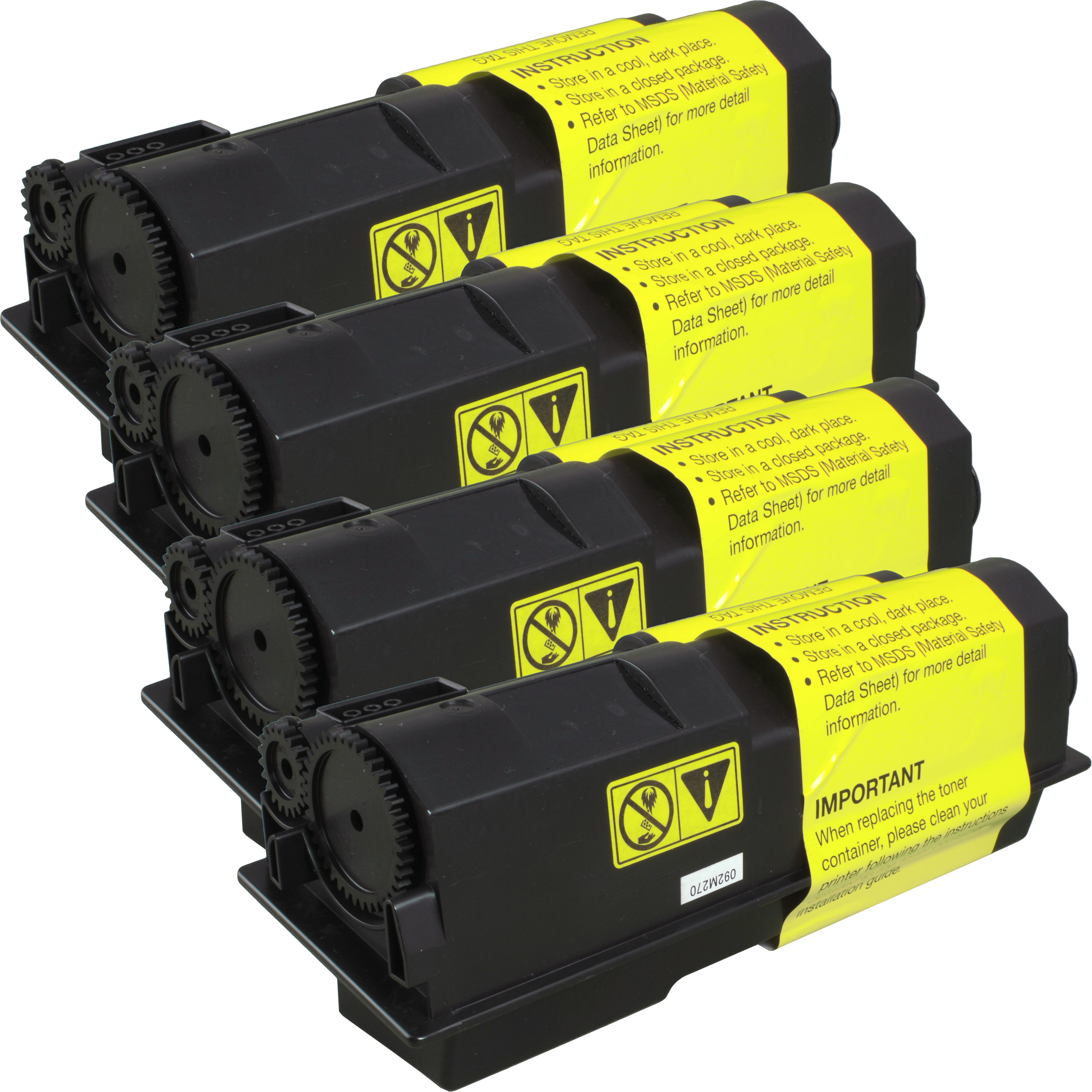 4260206574620 - 4 Toner ersetzt Kyocera TK-140  schwarz