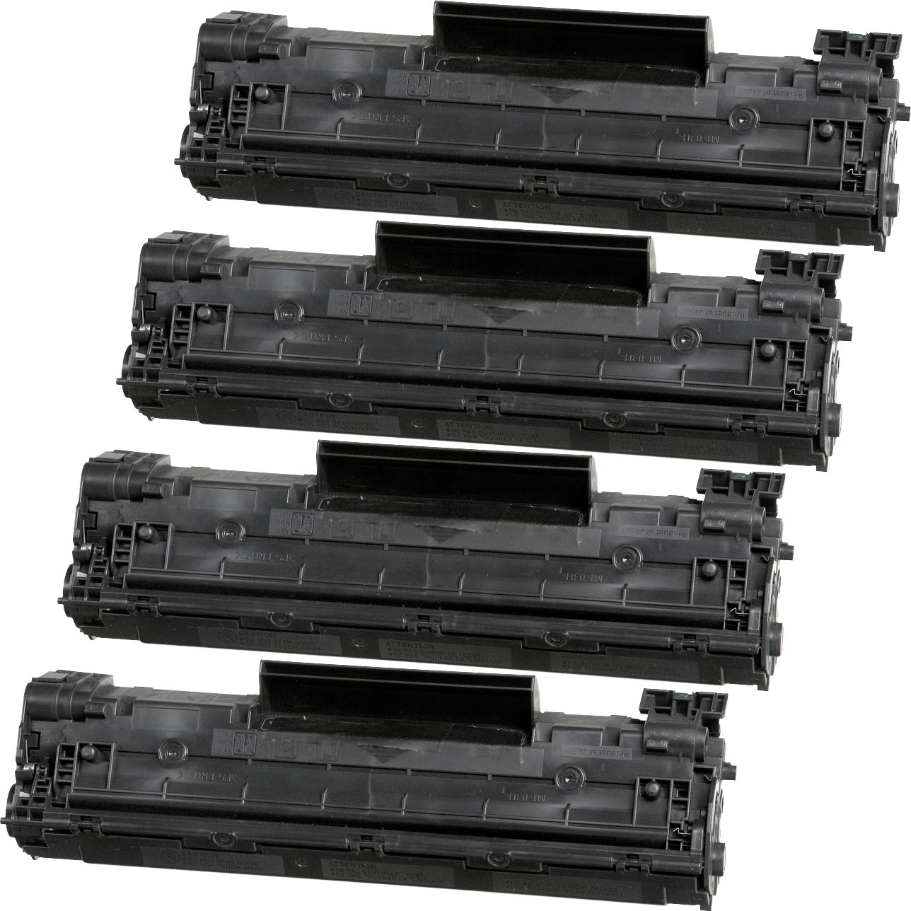 4260206572763 - 4 Toner ersetzt Canon 712  schwarz