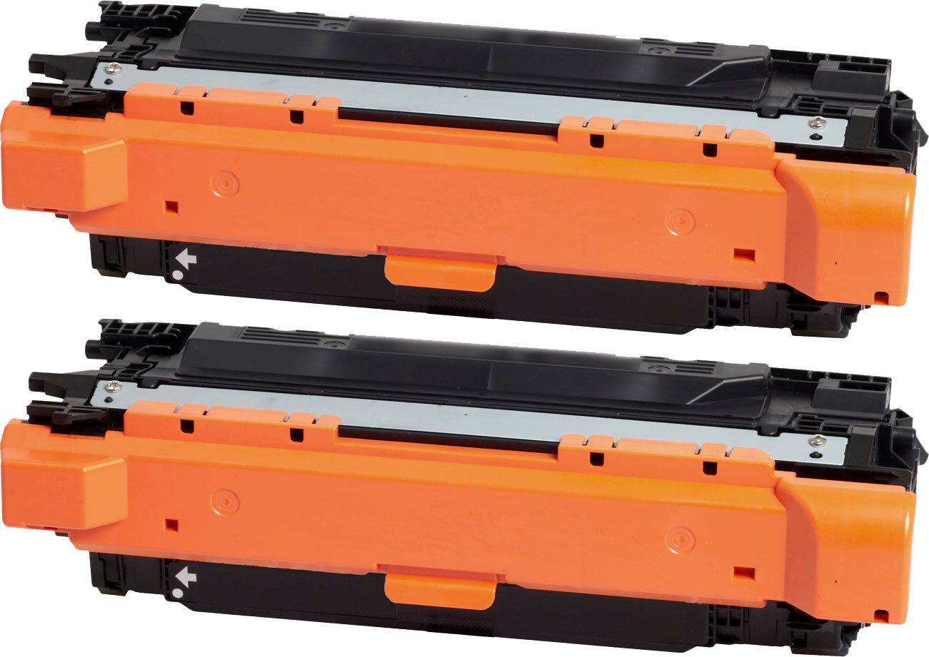 4260311528365 - 2 Toner ersetzt HP CE250XD  504X  schwarz