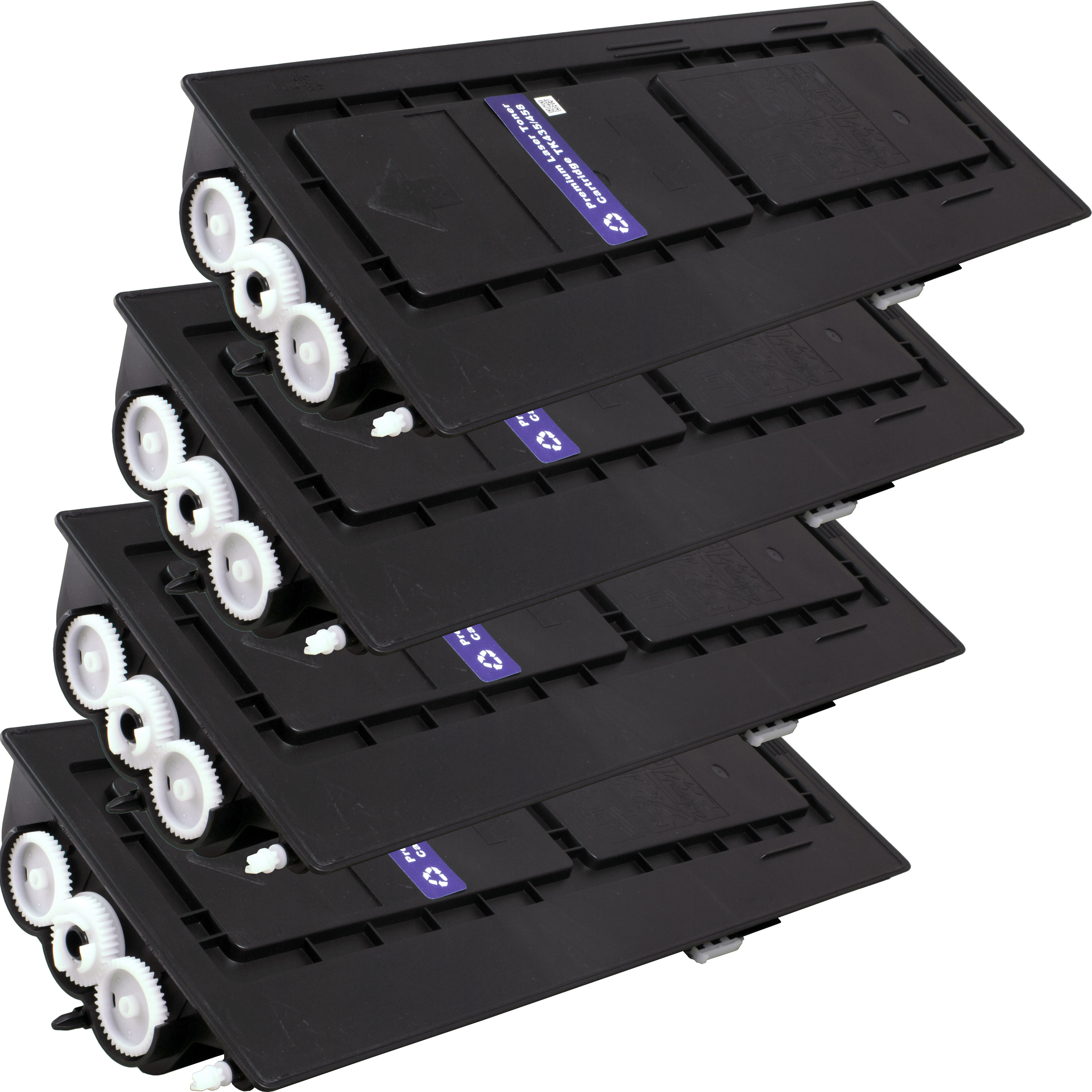 4260244855590 - 4 Toner ersetzt Kyocera TK-435  schwarz