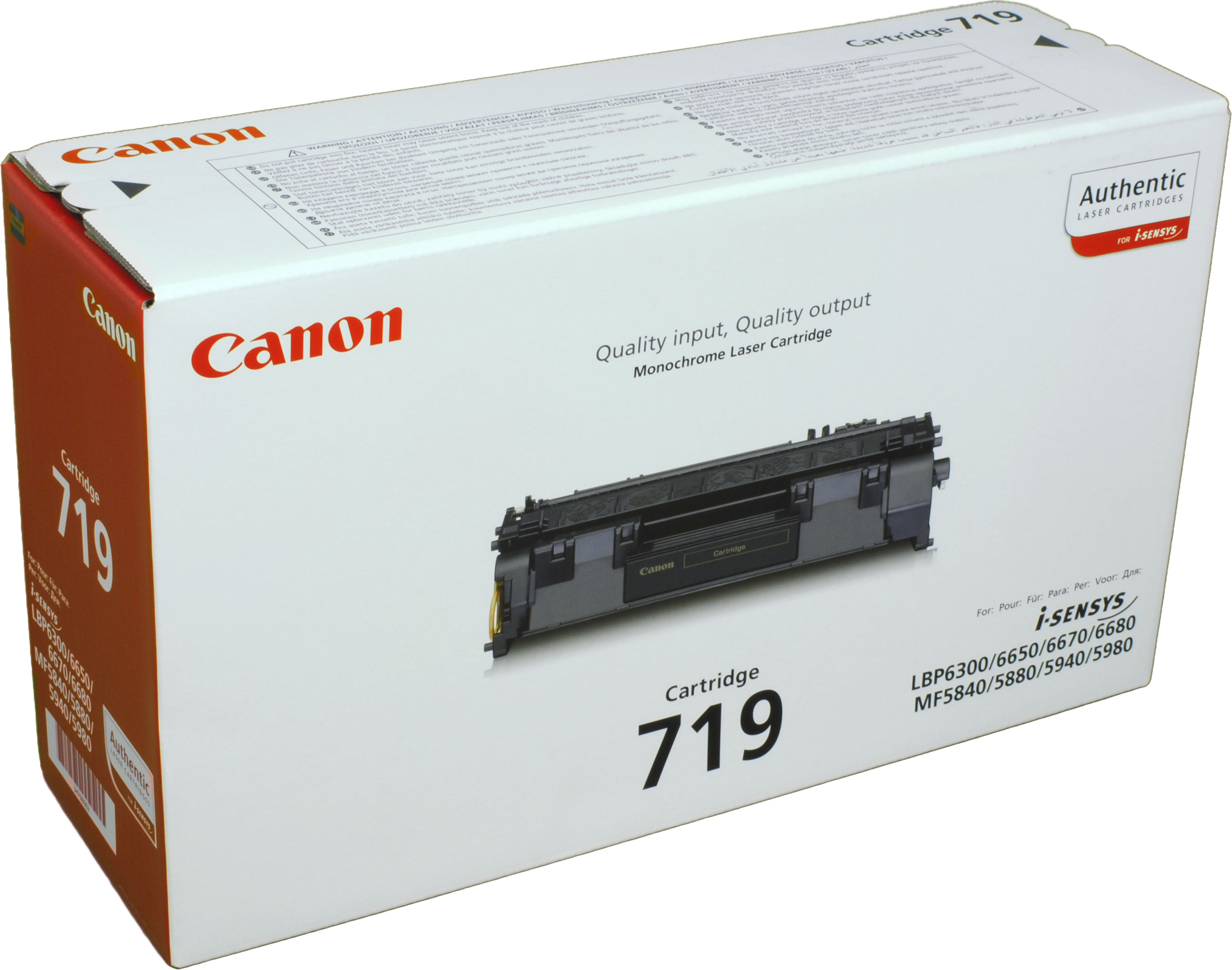 Canon Toner 3479B002  719  schwarz