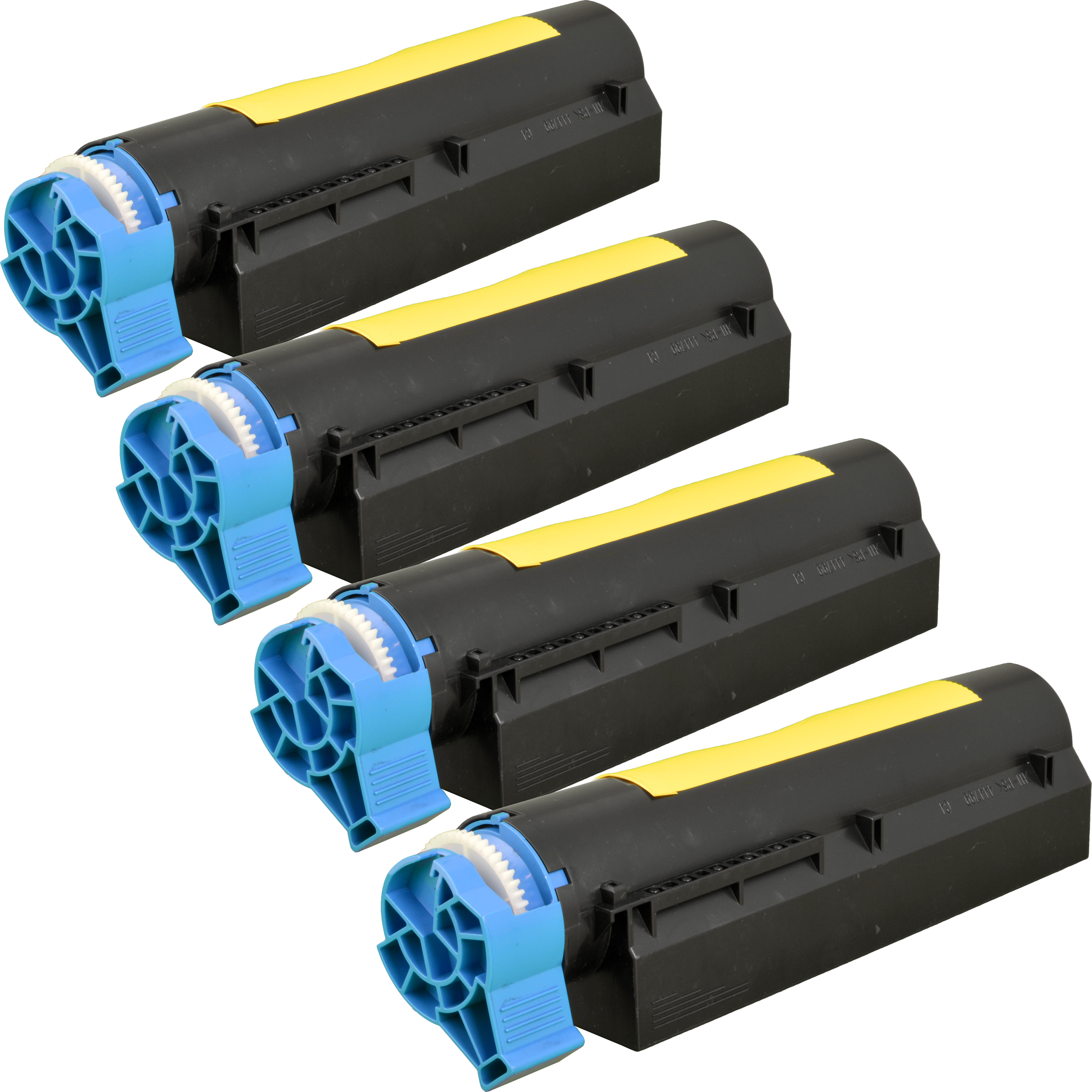 4260311522714 - 4 Toner ersetzt Oki 44574702  schwarz