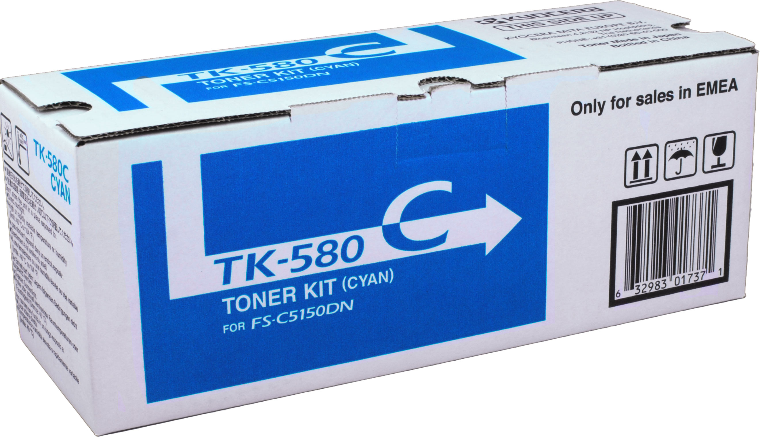 Kyocera Toner TK-580C  1T02KTCNL0  cyan