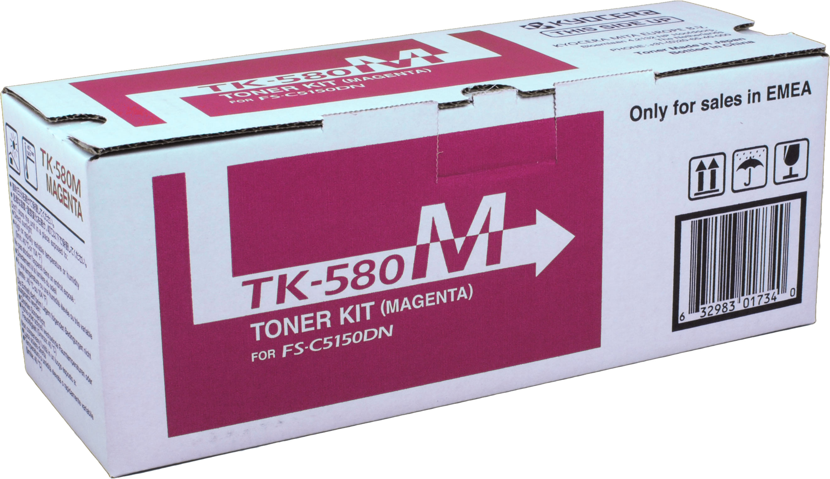 Kyocera Toner TK-580M  1T02KTBNL0  magenta