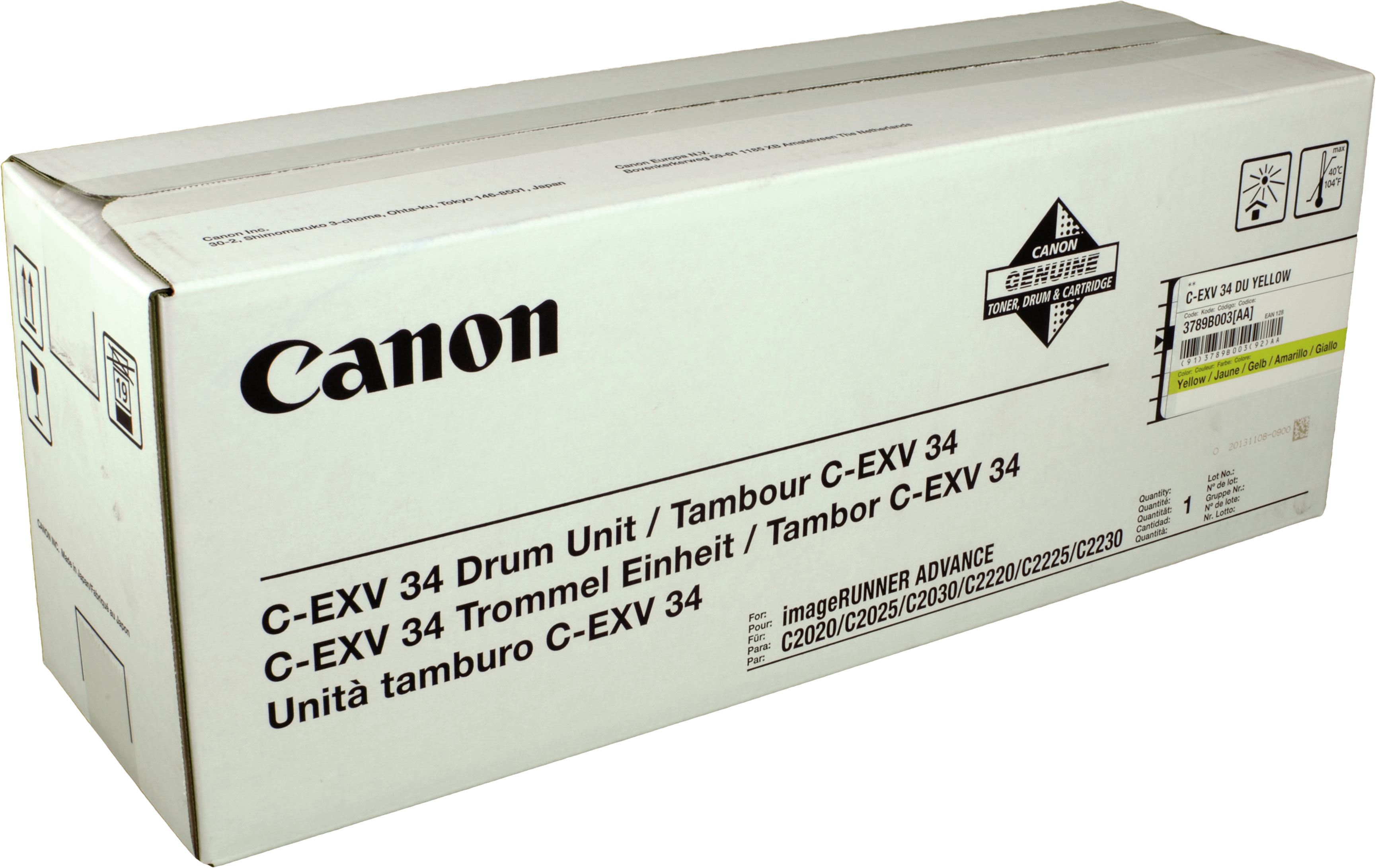 Canon Trommel 3789B003  C-EXV34  yellow
