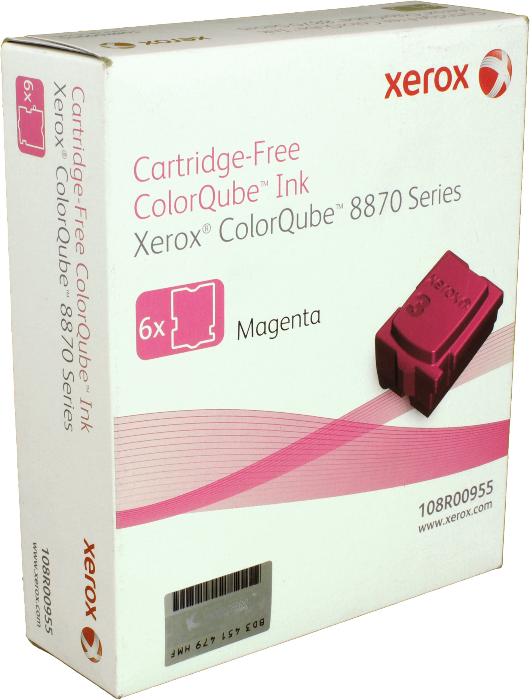 6 Xerox Colorsticks 108R00955 magenta