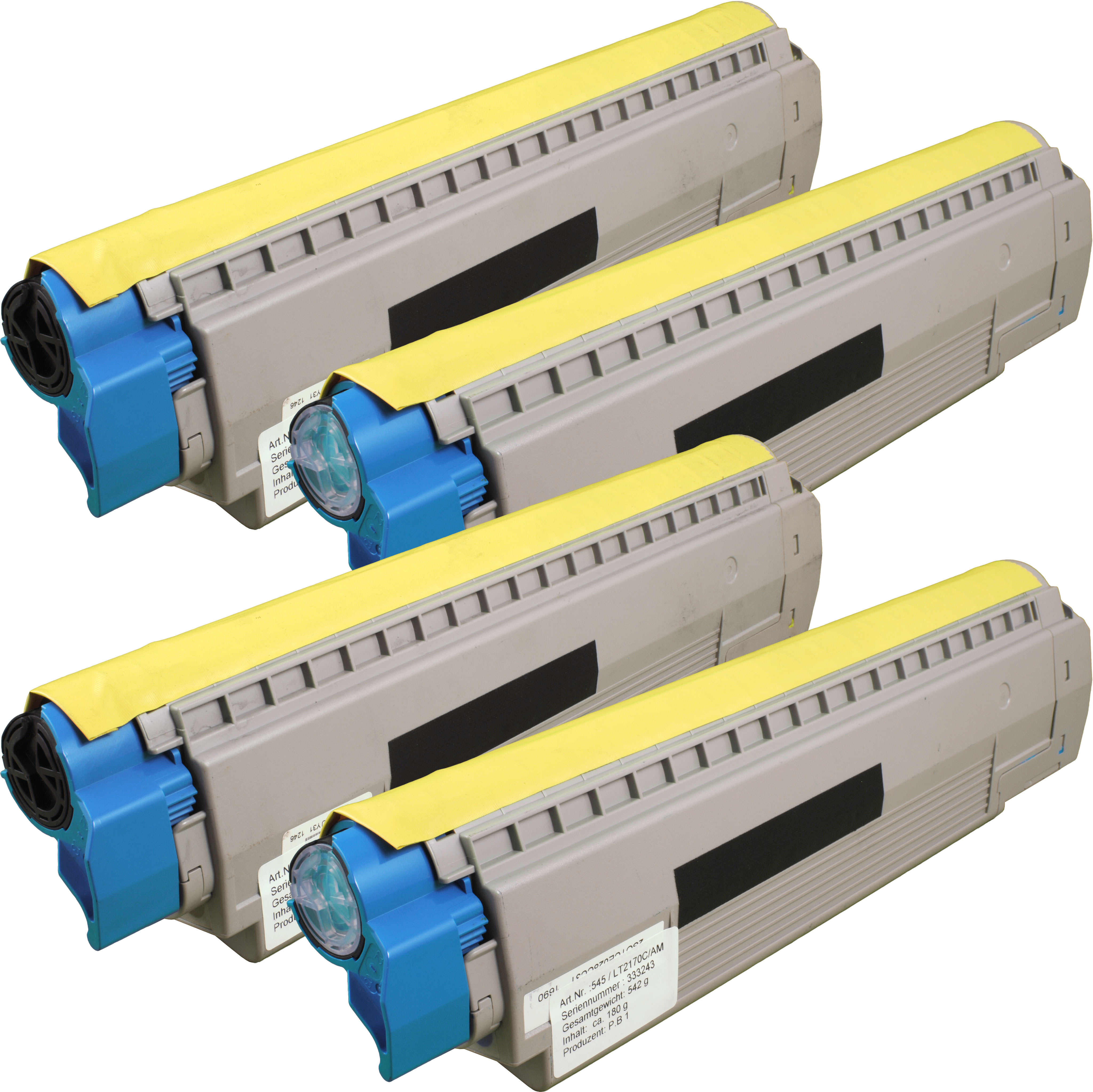 4260366323229 - 4 Toner ersetzt Oki 44059168-65  4-farbig