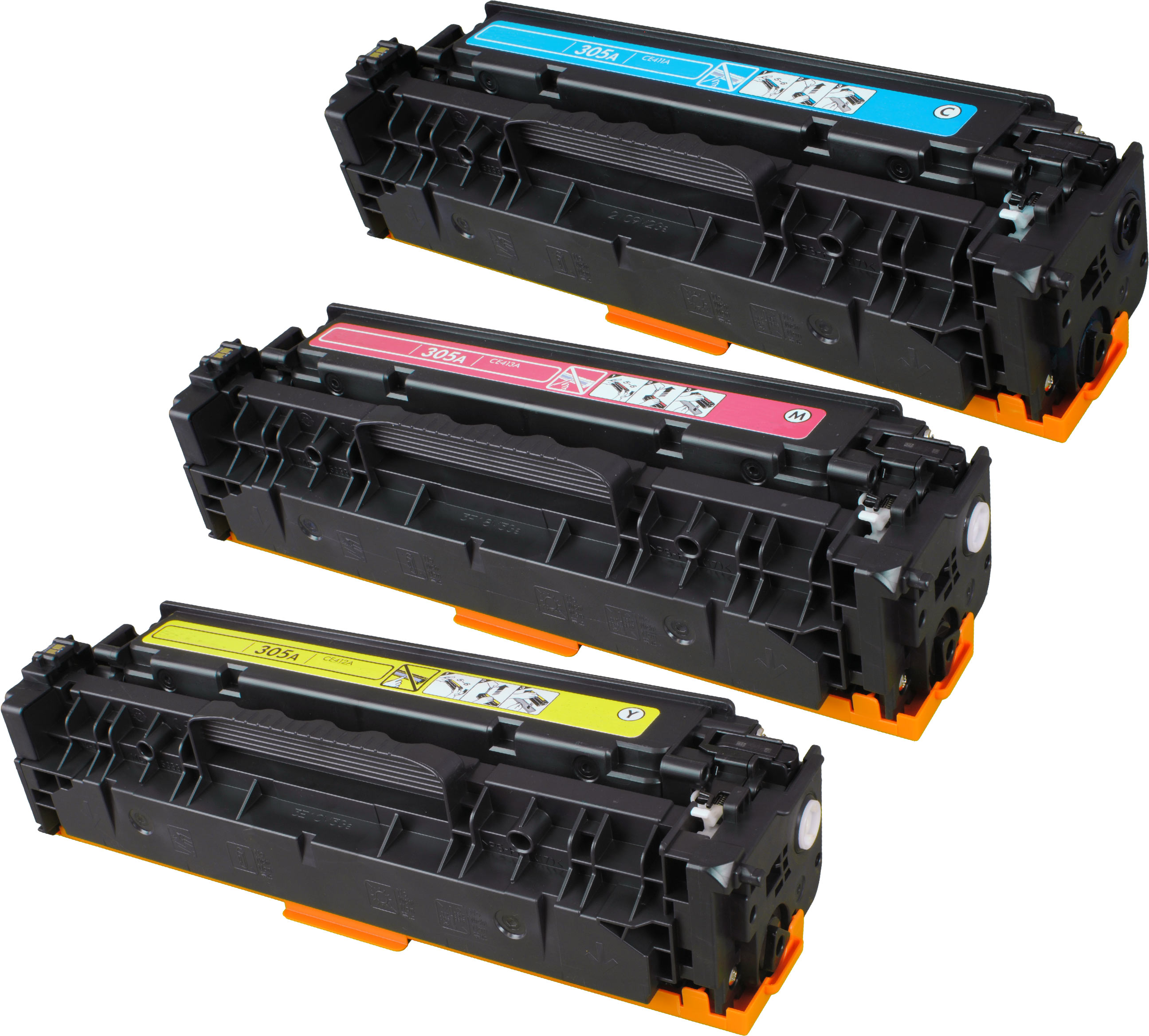3 Ampertec Toner für HP CF370AM  3-farbig