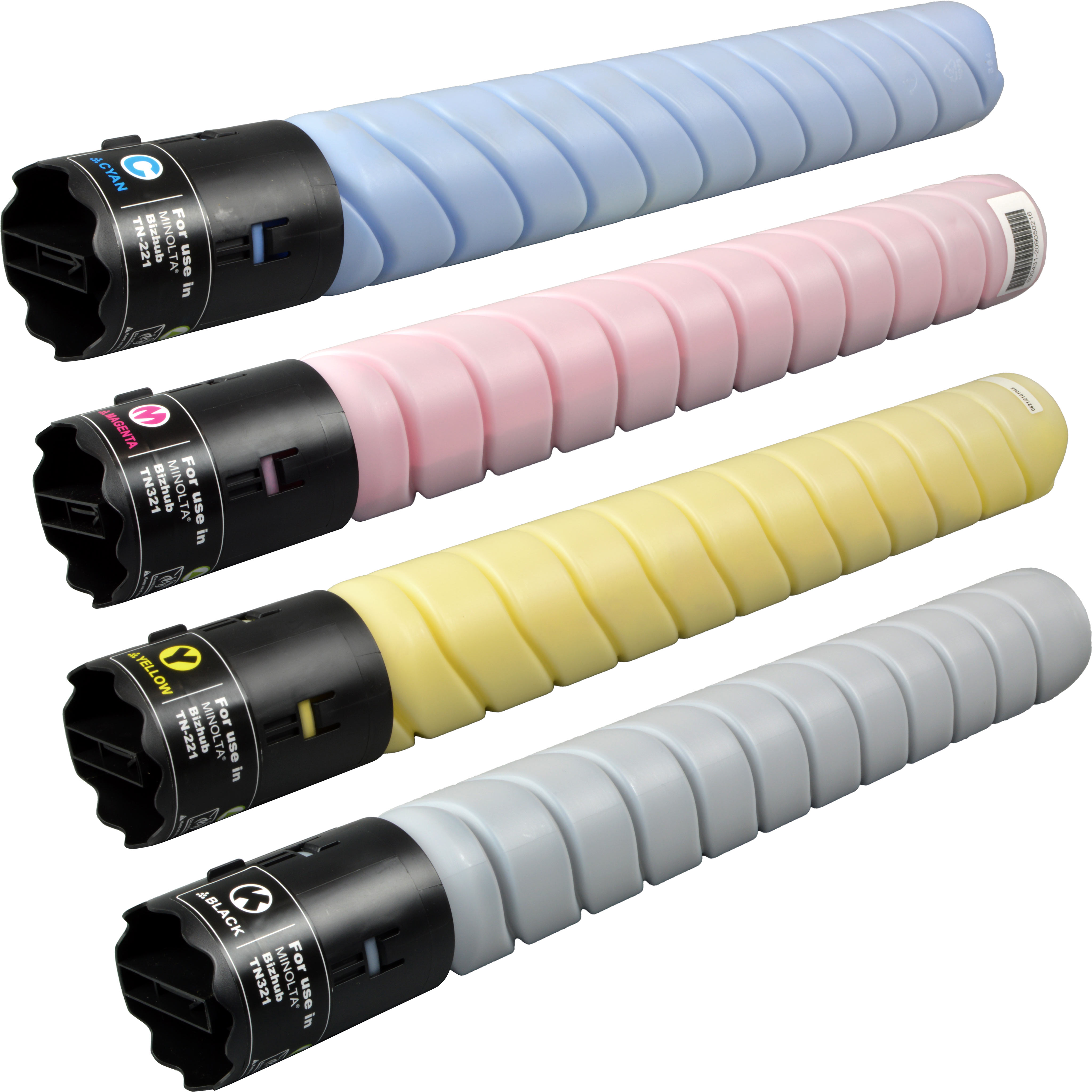 4260451664886 - 4 Toner ersetzt Konica Minolta TN-321 K C M Y 4-farbig 4260451664886 - 4 Toner ersetzt Konica Minolta TN-321 K C M Y 4-farbig