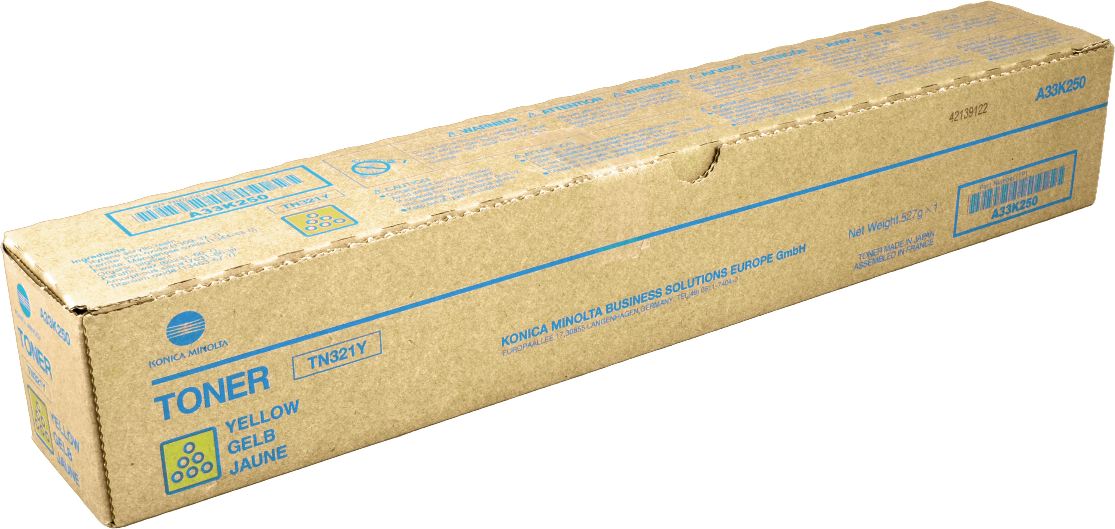 Konica Minolta Toner TN-321Y A33K250 yellow