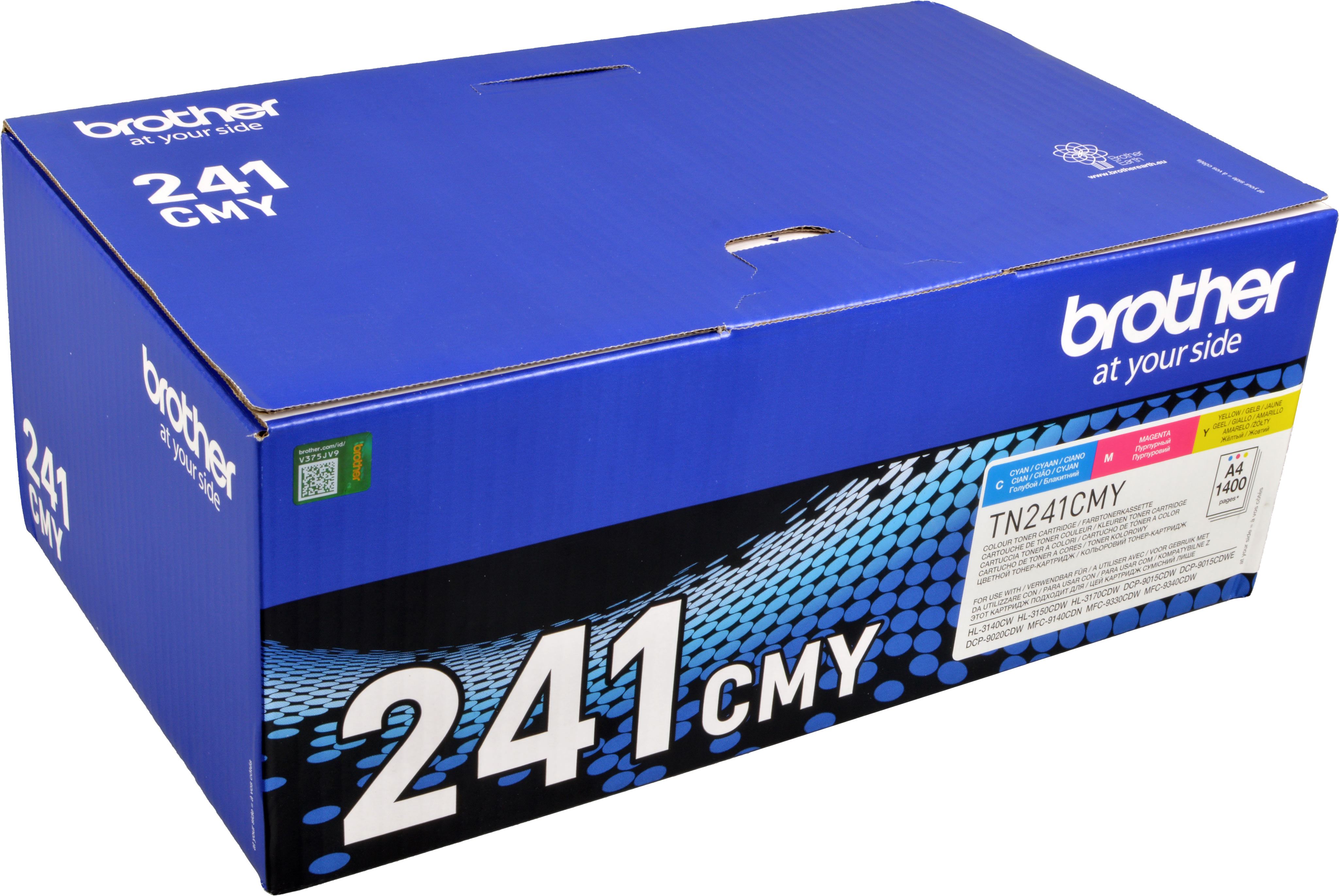3 Brother Toner Multipack TN-241CMY  3-farbig