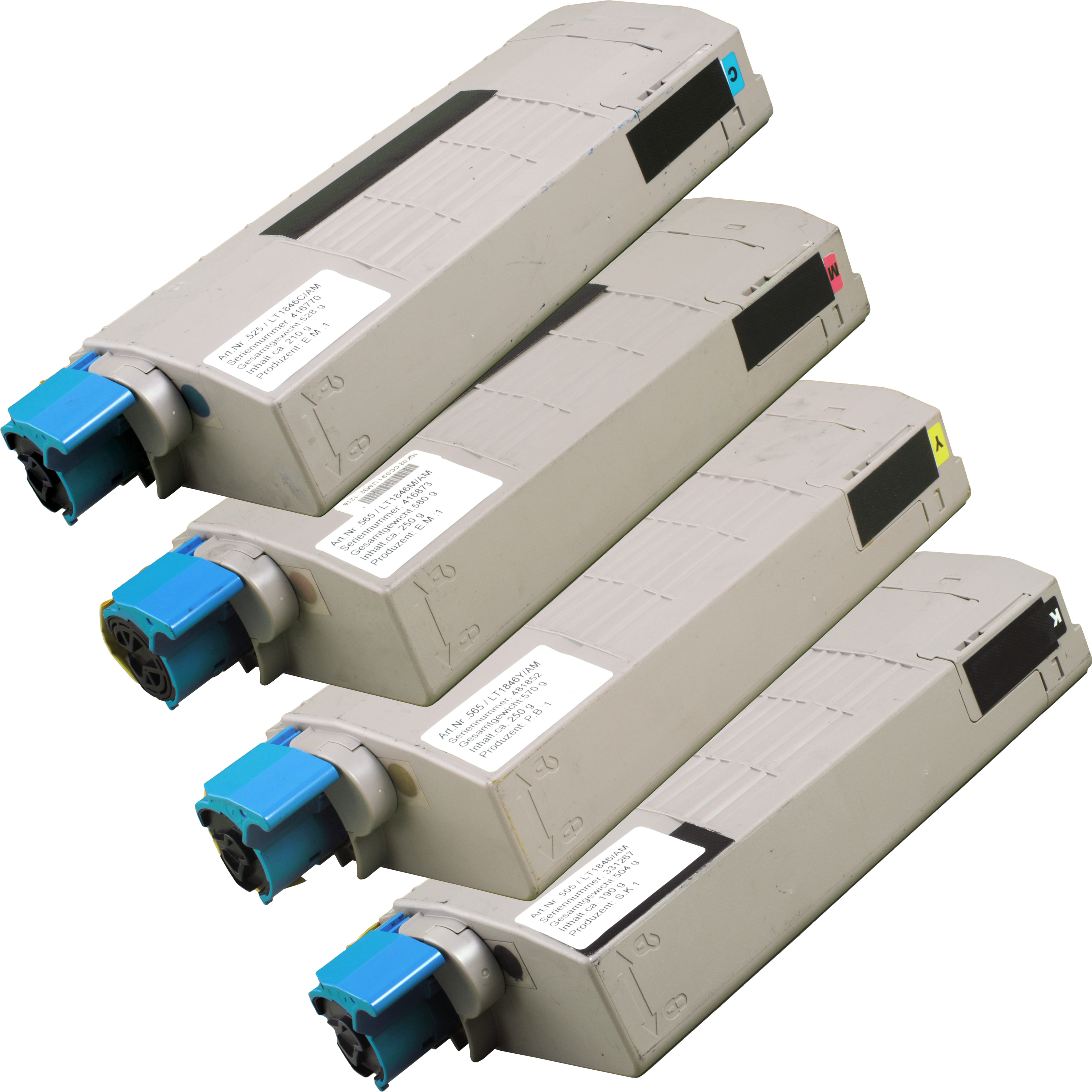 4260451664428 - 4 Toner ersetzt Oki 45396201-04  4-farbig