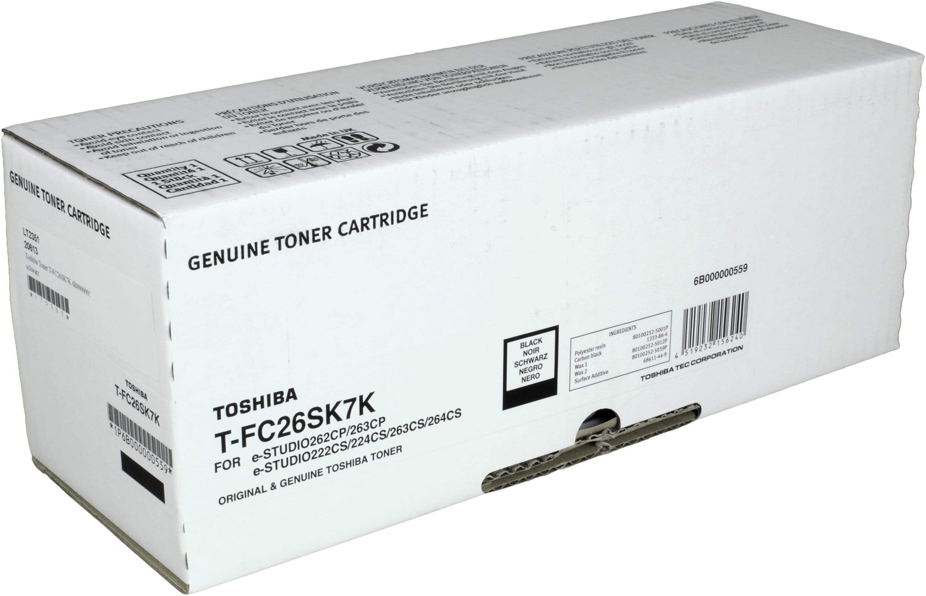 Toshiba Toner T-FC26SK7K 6B000000559 schwarz