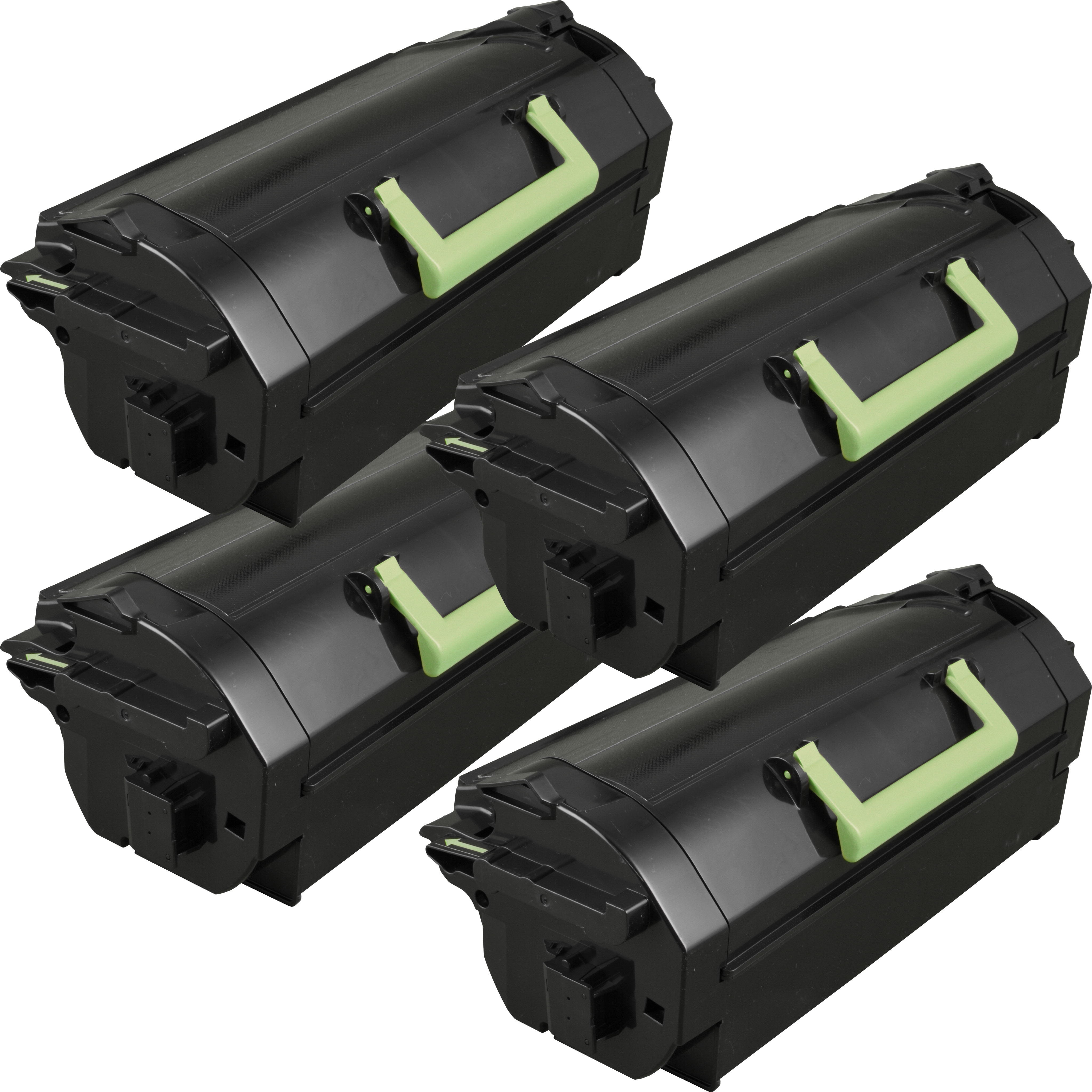 4260388556933 - 4 Toner ersetzt Lexmark 24B6015  schwarz