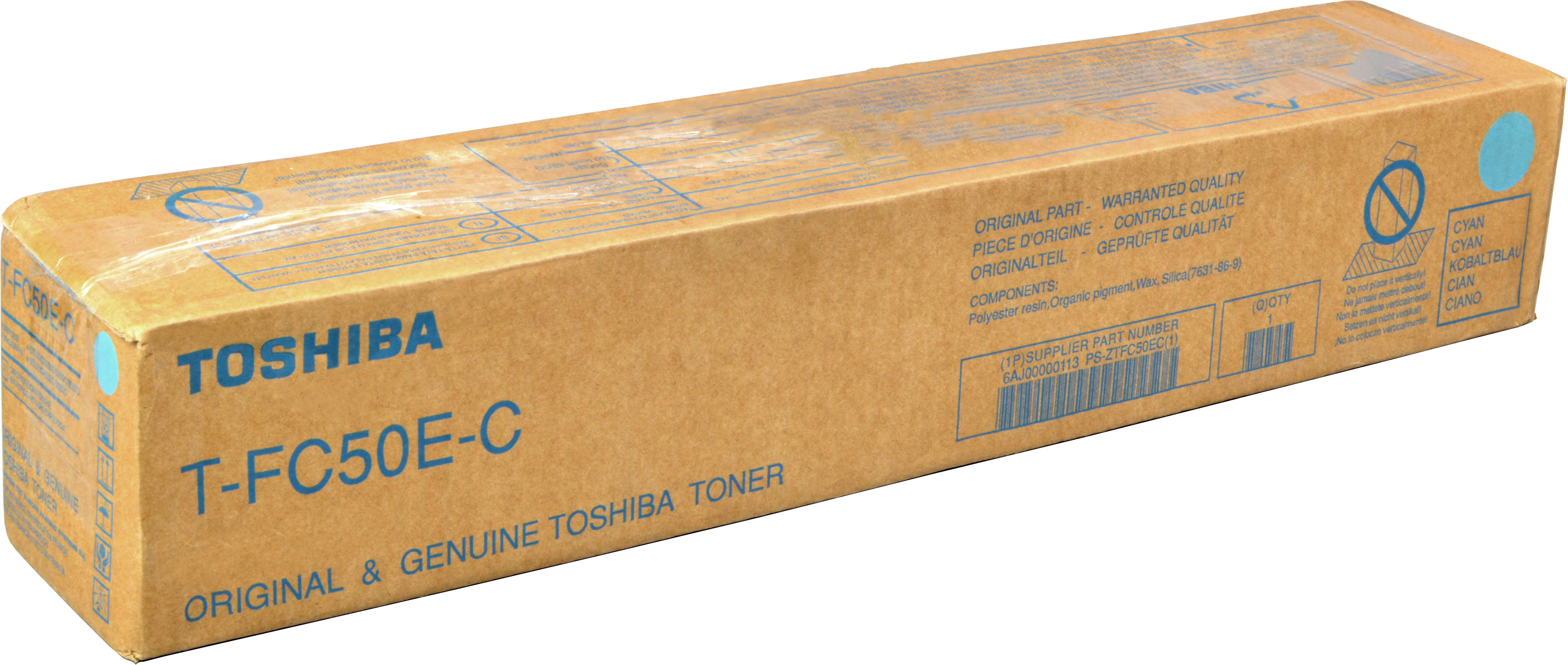 Toshiba Toner T-FC50E-C 6AJ00000113 cyan