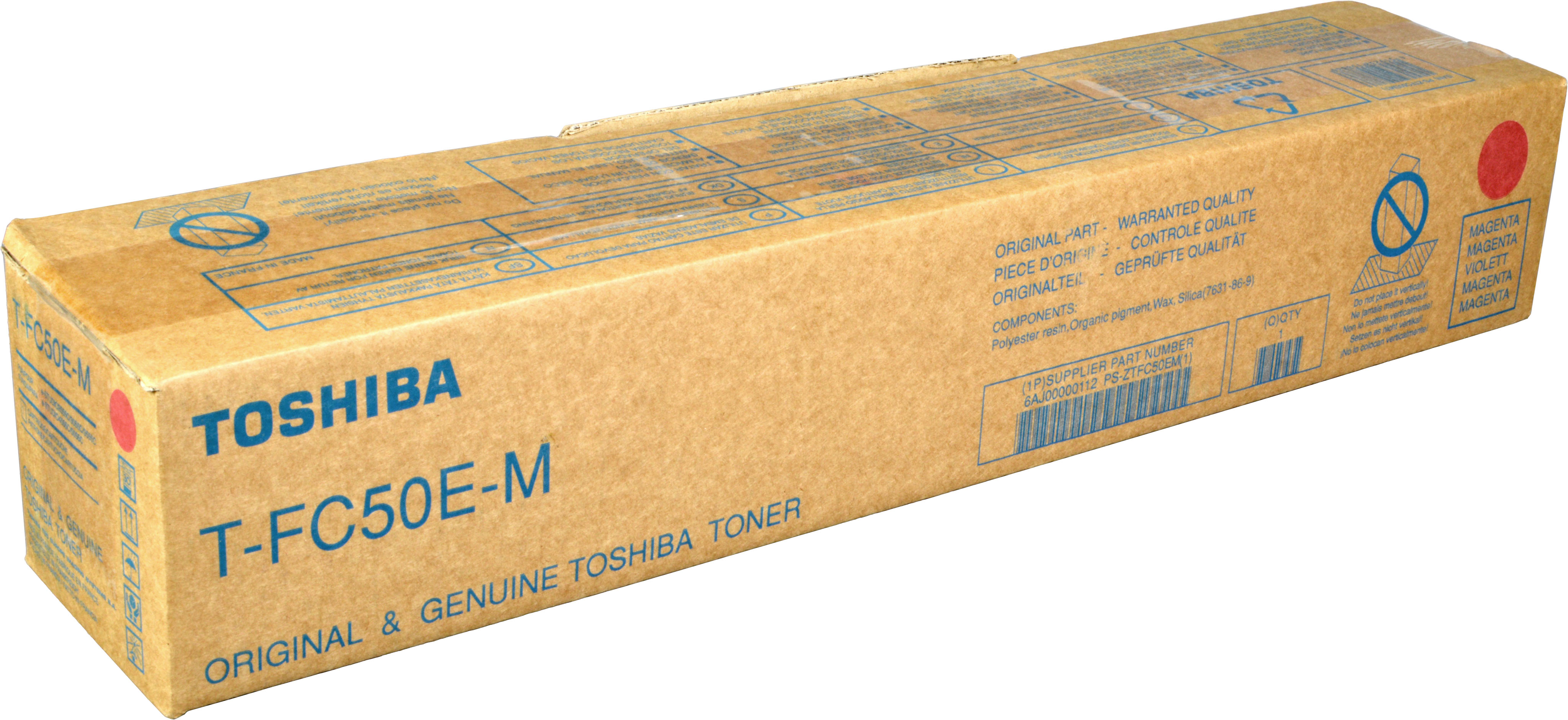 Toshiba Toner T-FC50E-M 6AJ00000112 magenta