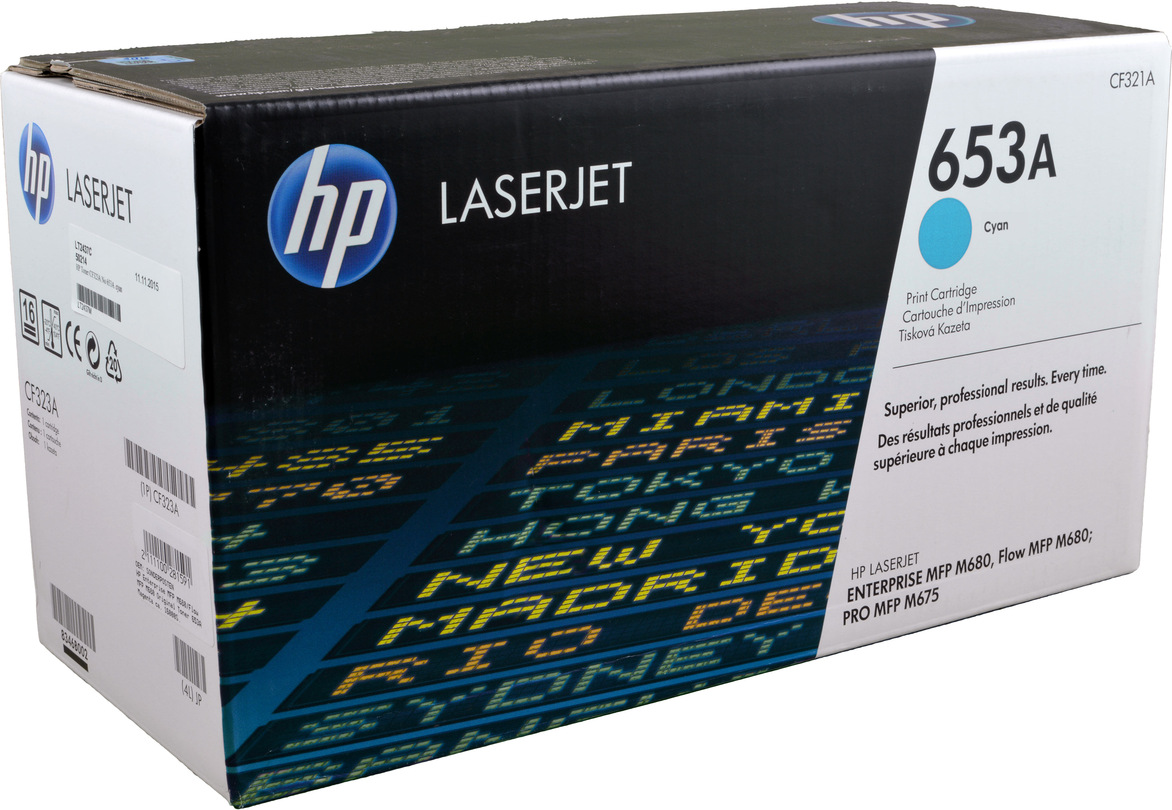 HP Toner CF321A 653A cyan
