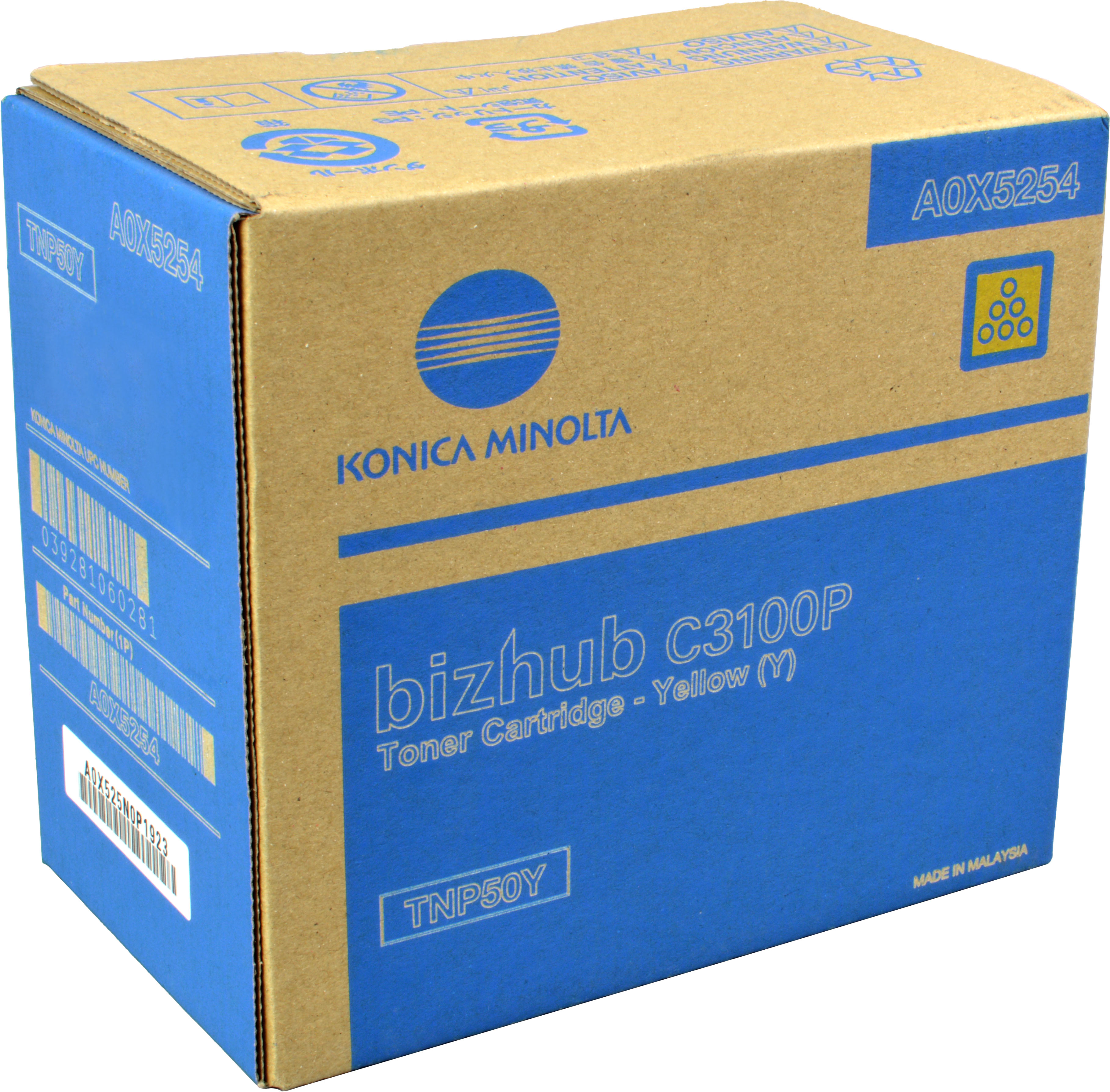Konica Minolta Toner TNP-50Y A0X5254 yellow