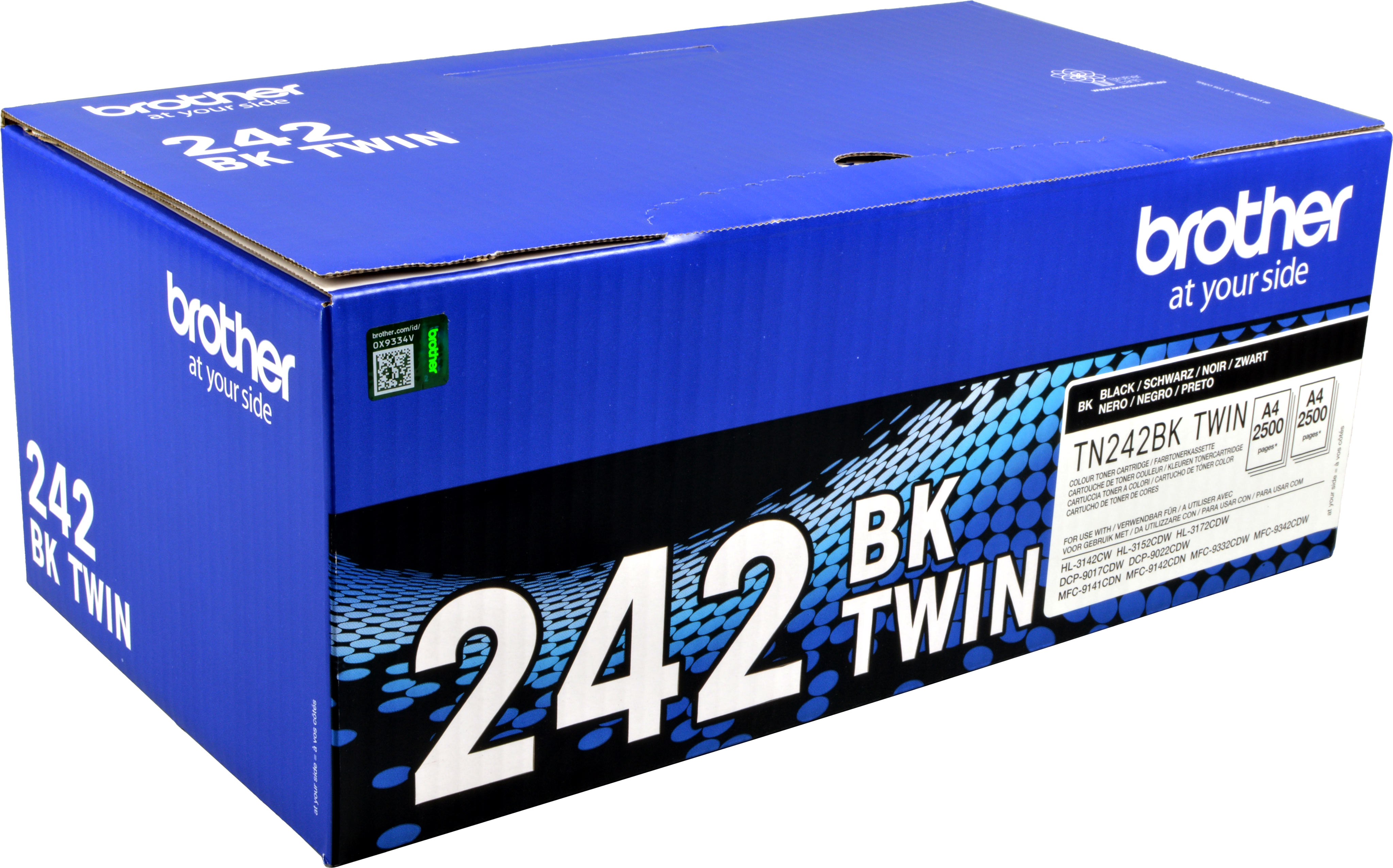 2 Brother Toner TN-242BKTWIN Doppelpack schwarz