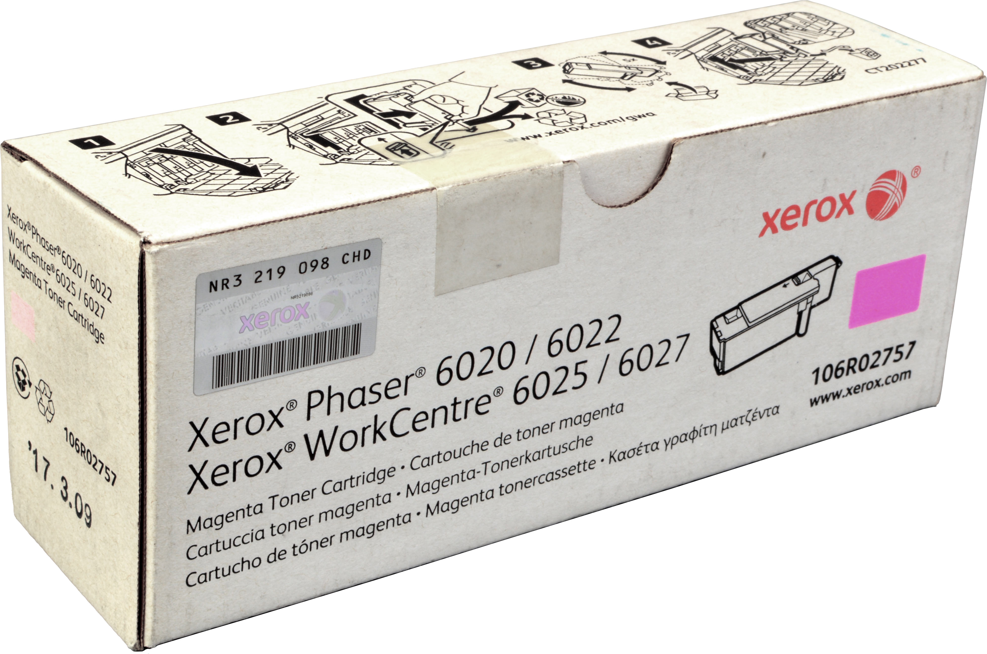 Xerox Toner 106R02757  magenta