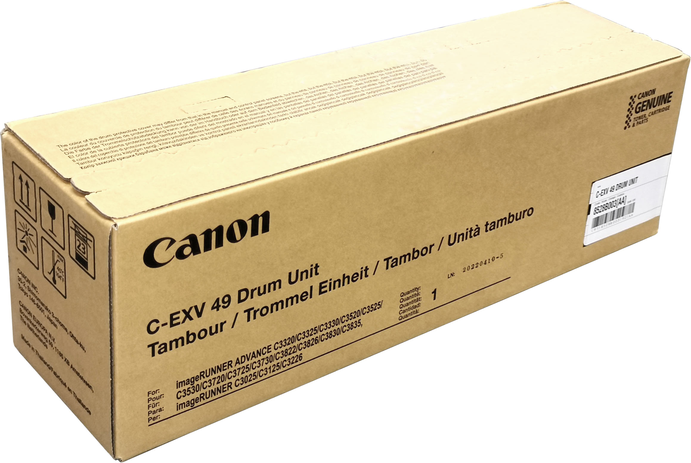Canon Trommel 8528B003 C-EXV49 KCMY